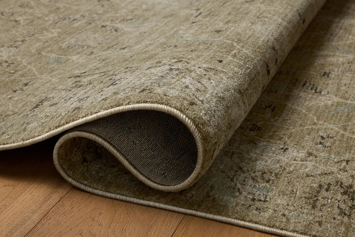 Briar BRR-02 Olive / Stone Area Rug by Loloi