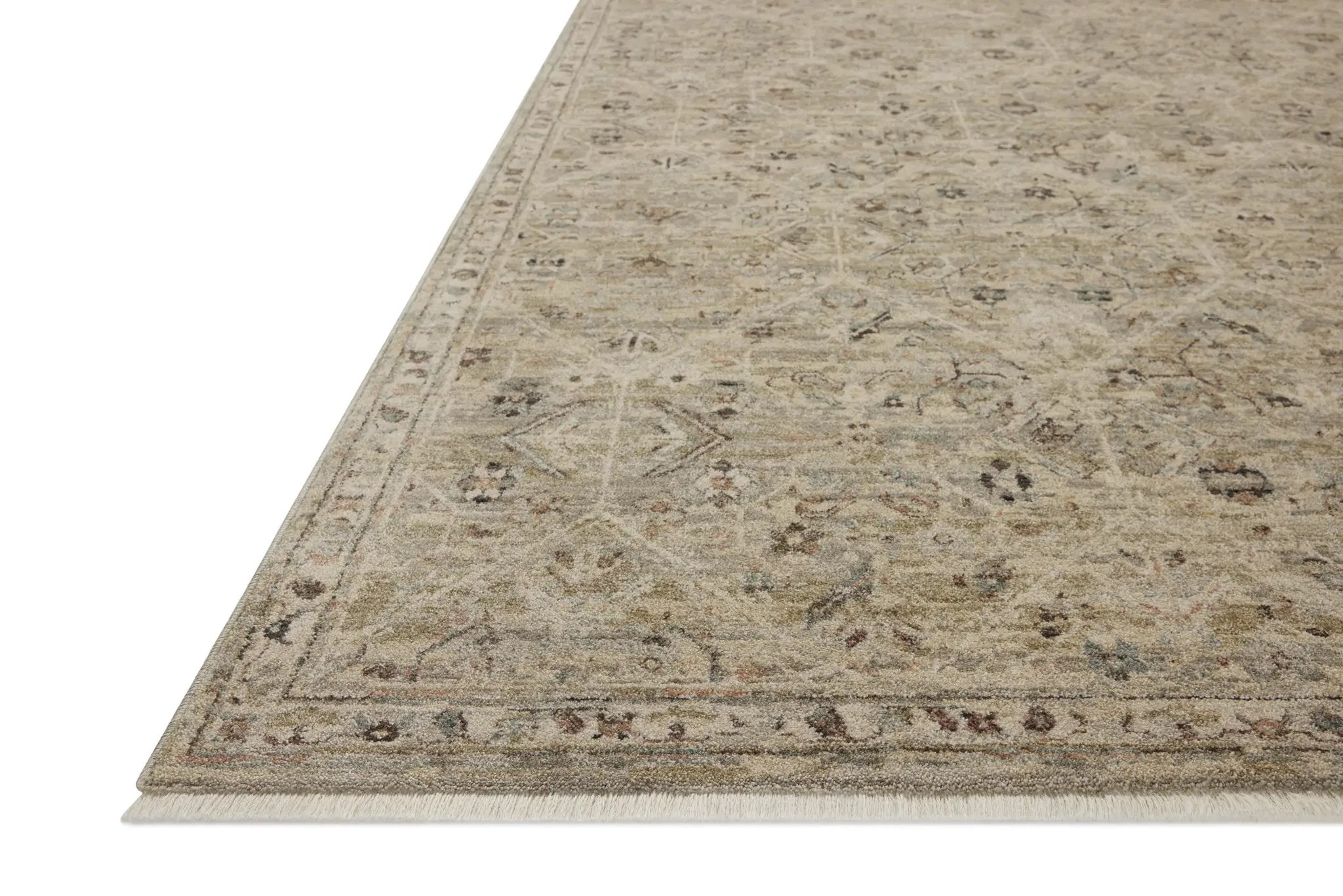 Briar BRR-03 Silver / Moss Area Rug by Loloi