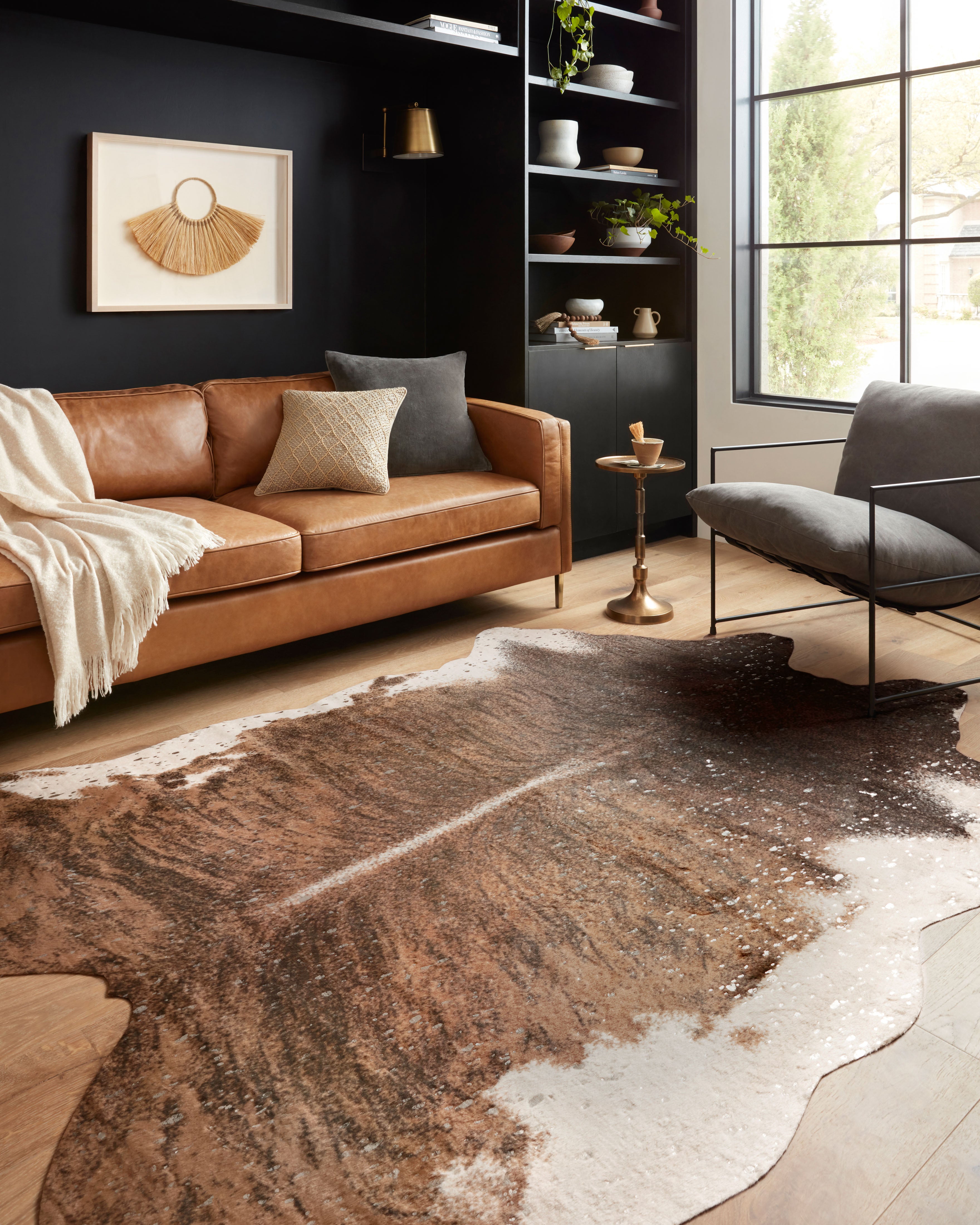 Loloi Bryce BZ-10 Walnut / Champagne Area Rug