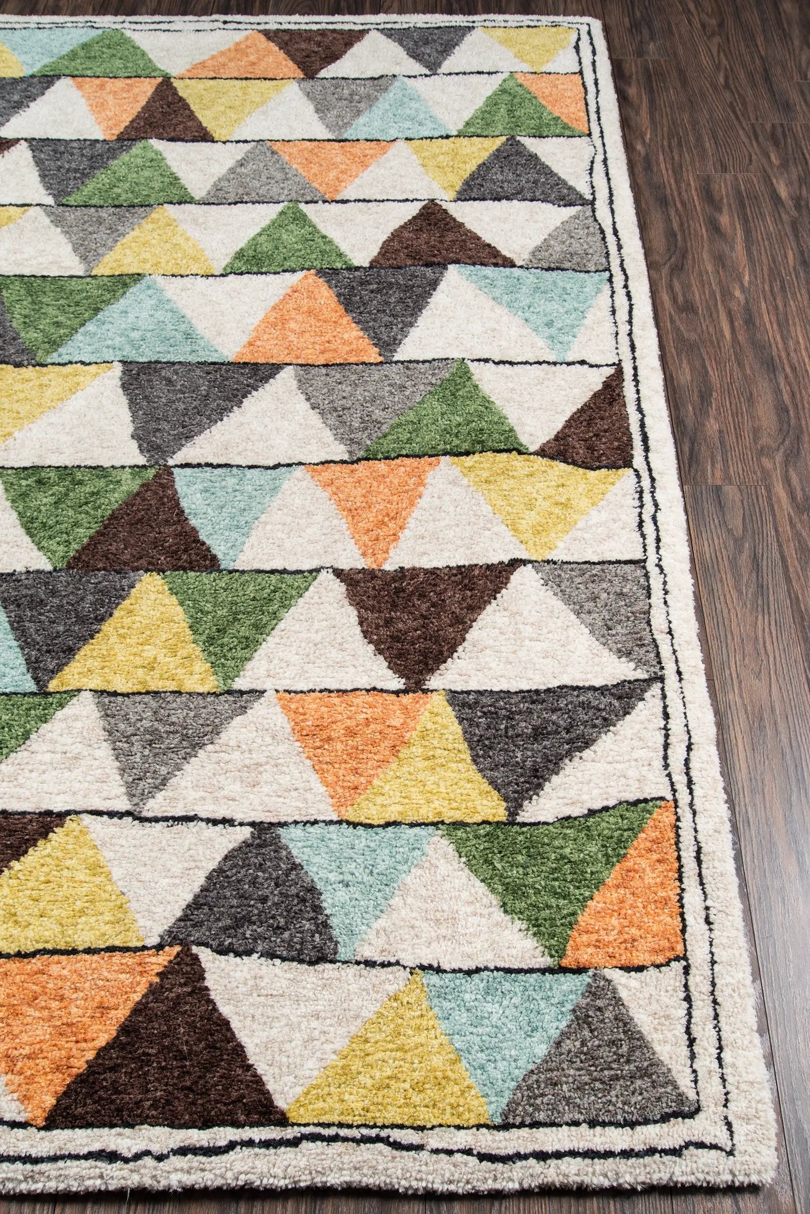 Bungalow BUN-1 (Tri) Multicolor Area Rug by Novogratz by Momeni