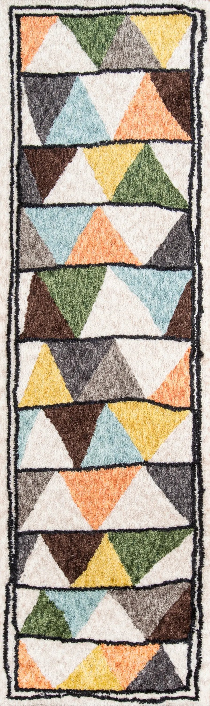 Bungalow BUN-1 (Tri) Multicolor Area Rug by Novogratz by Momeni