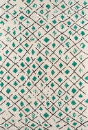 Novogratz Bungalow BUN-2 Green Table Tufted Area Rug by Momeni