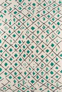 Novogratz Bungalow BUN-2 Green Table Tufted Area Rug by Momeni