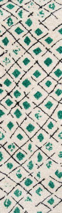 Novogratz Bungalow BUN-2 Green Table Tufted Area Rug by Momeni