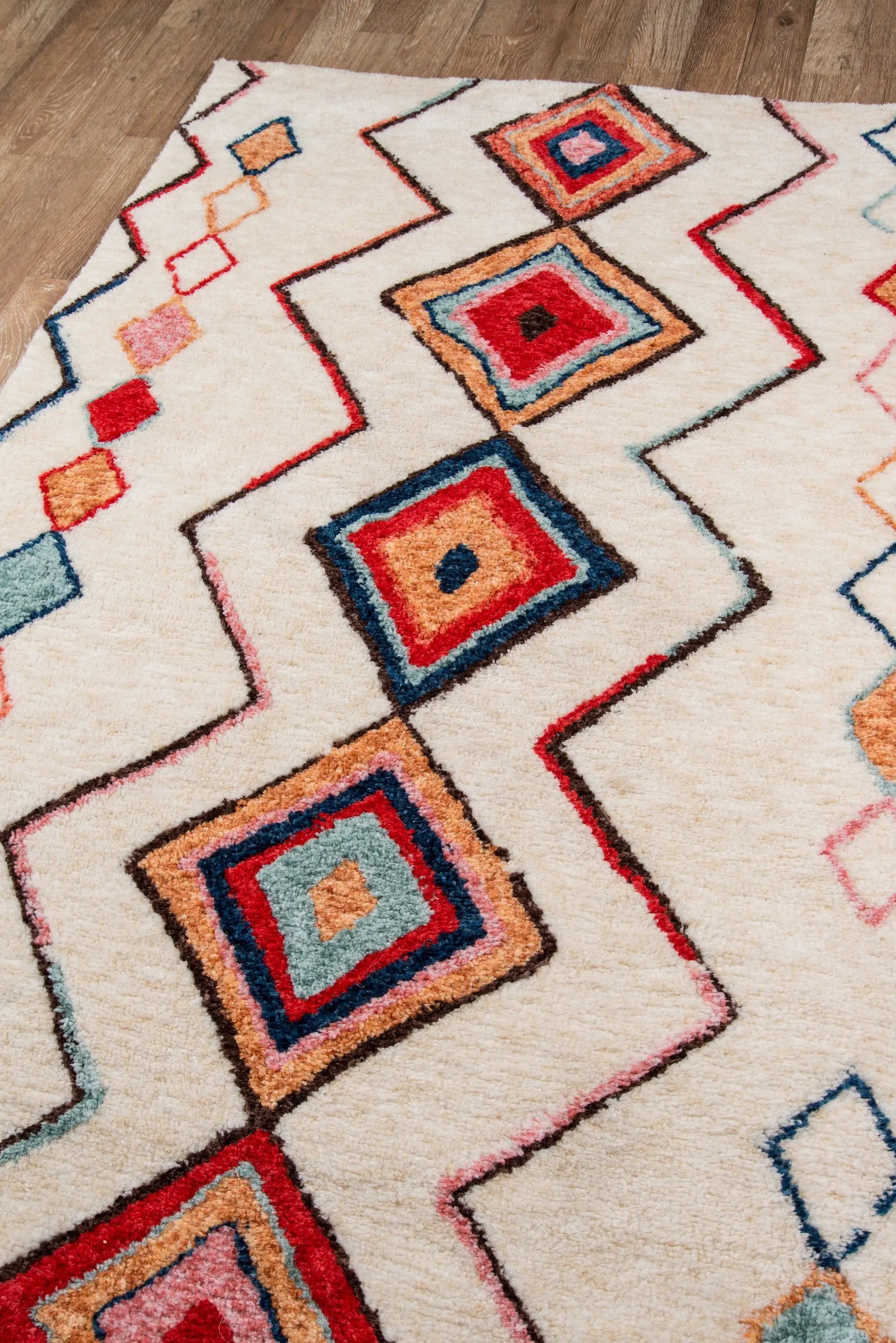 Bungalow BUN-6 (Olivia) Multicolor Area Rug by Novogratz by Momeni