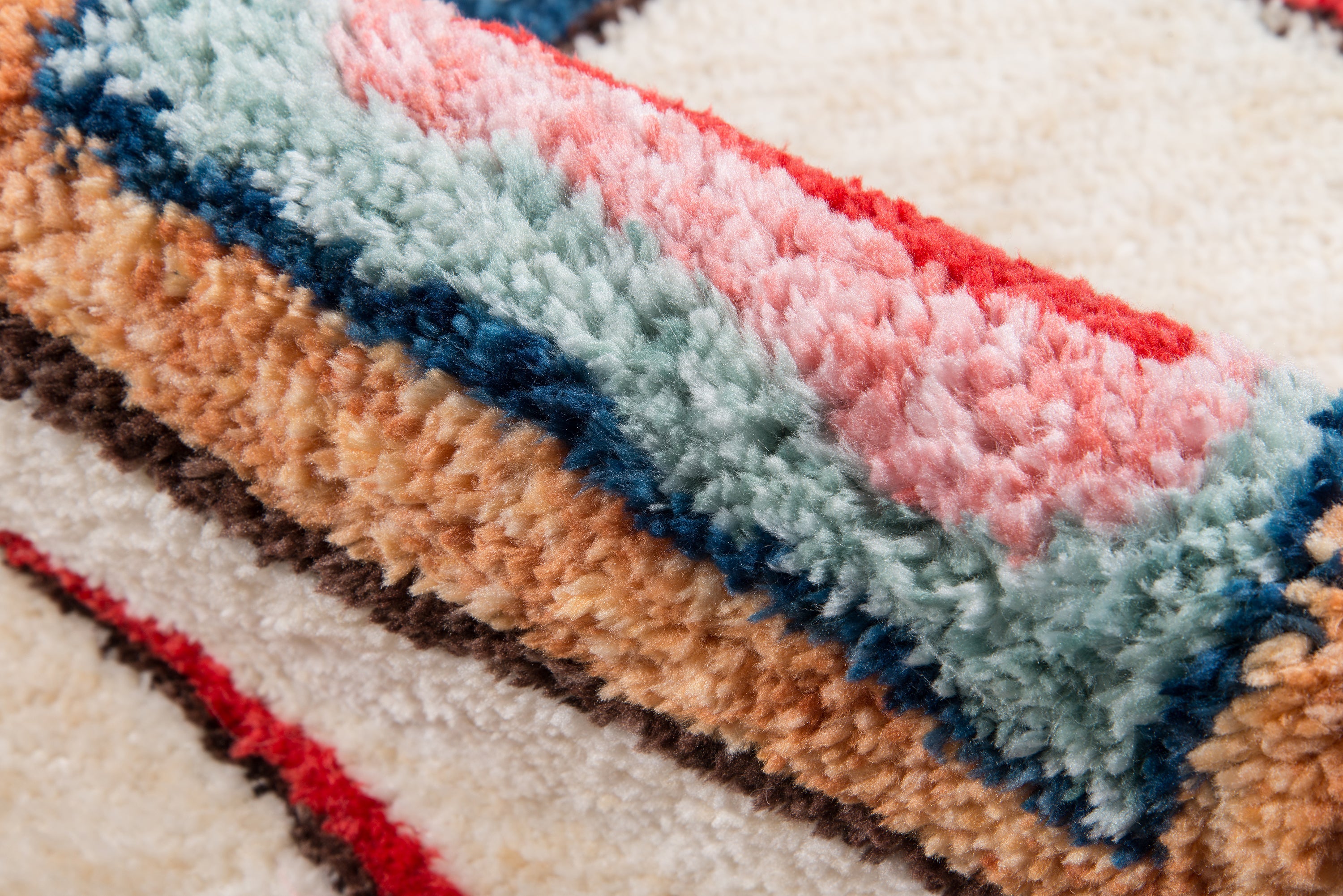 Novogratz Bungalow BUN-6 Multi-Color Table Tufted Area Rug by Momeni