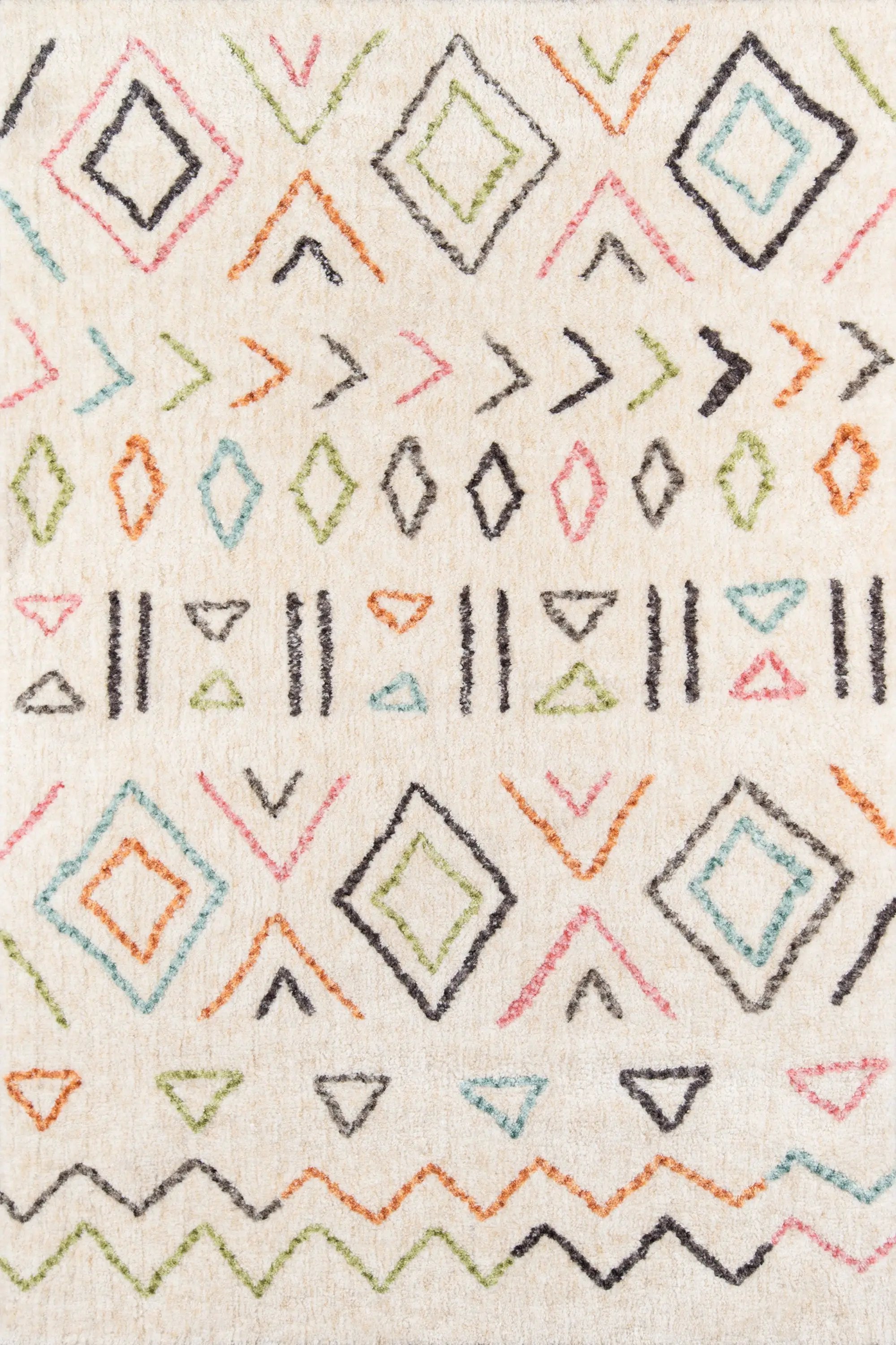 Bungalow BUN-8 (Wes) Ivory Area Rug by Novogratz by Momeni