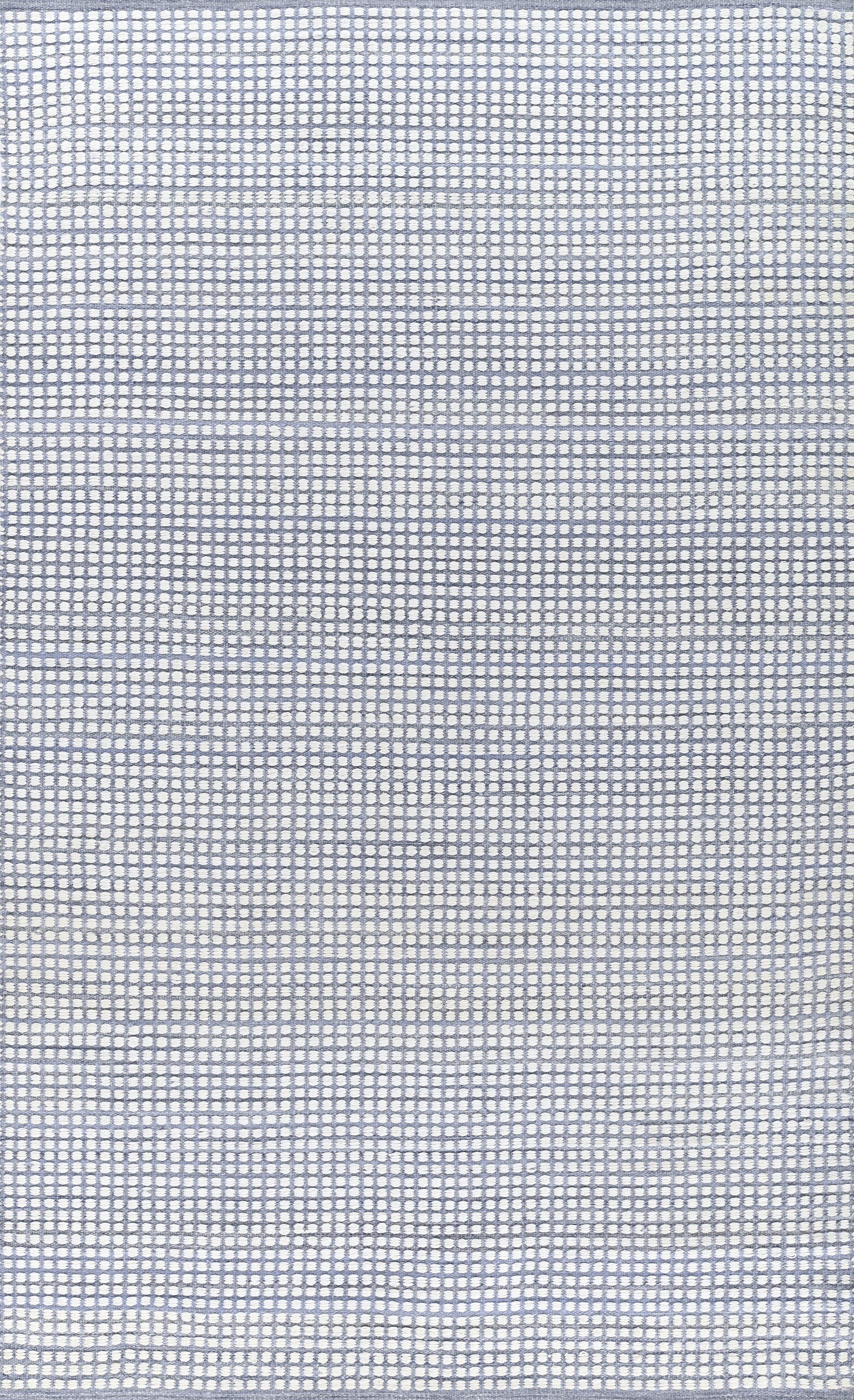 Caicos CAI-1 Blue Area Rug, sustainable PET fiber, geometric flatwoven indoor-outdoor rug