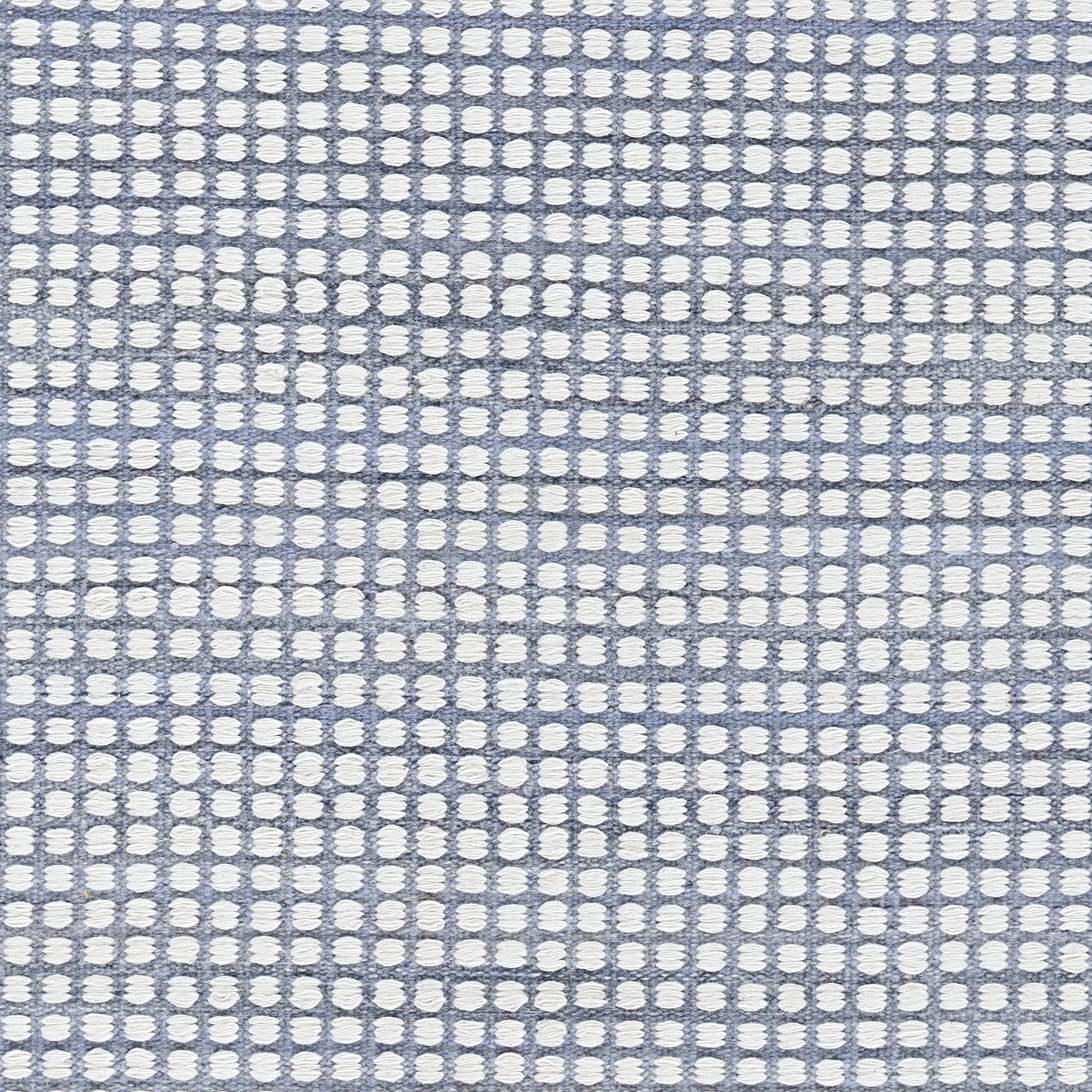 Caicos CAI-1 Blue Area Rug, sustainable PET fiber, geometric flatwoven indoor-outdoor rug