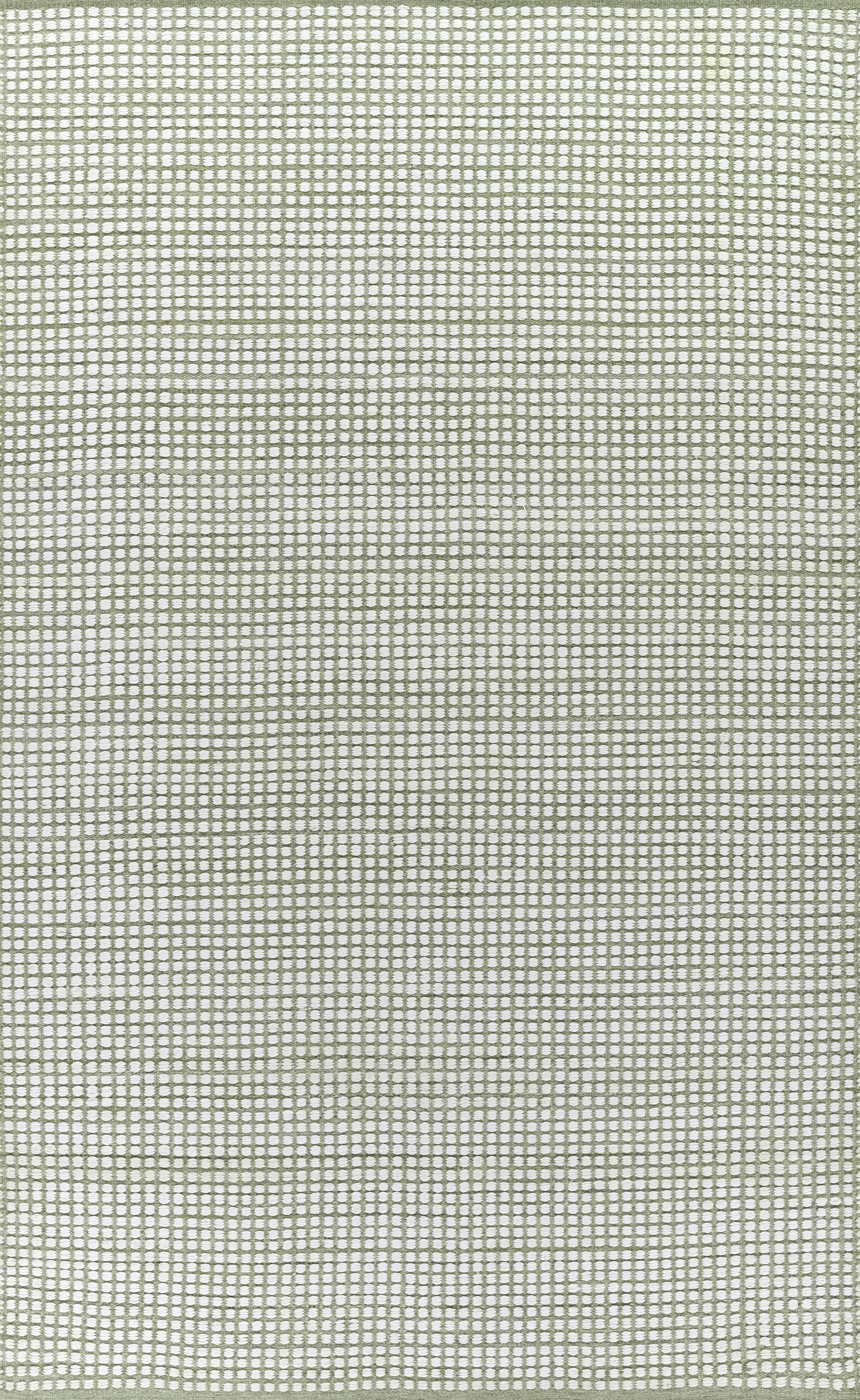 Caicos CAI-1 Green Area Rug, eco-friendly handwoven PET with geometric patterns