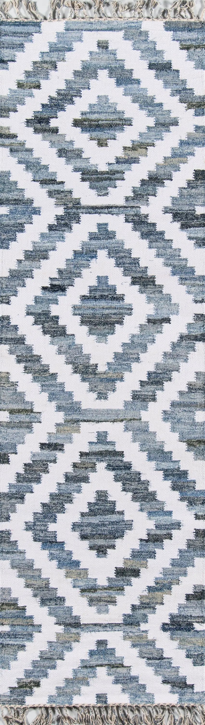 California CAL-2 (Laguna) Blue Area Rug by Novogratz by Momeni