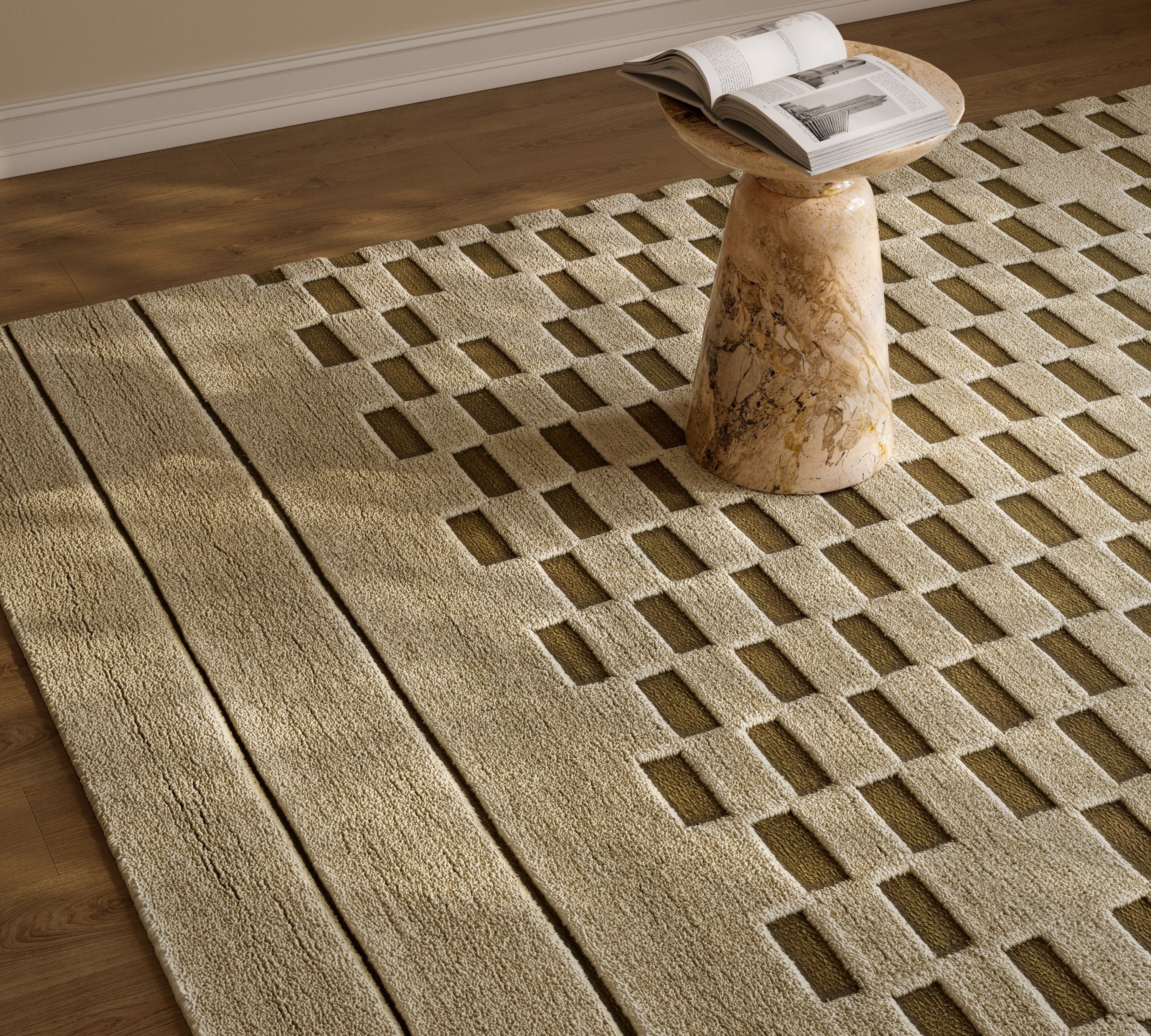 Momeni Canyon CYN-3 Green Rug