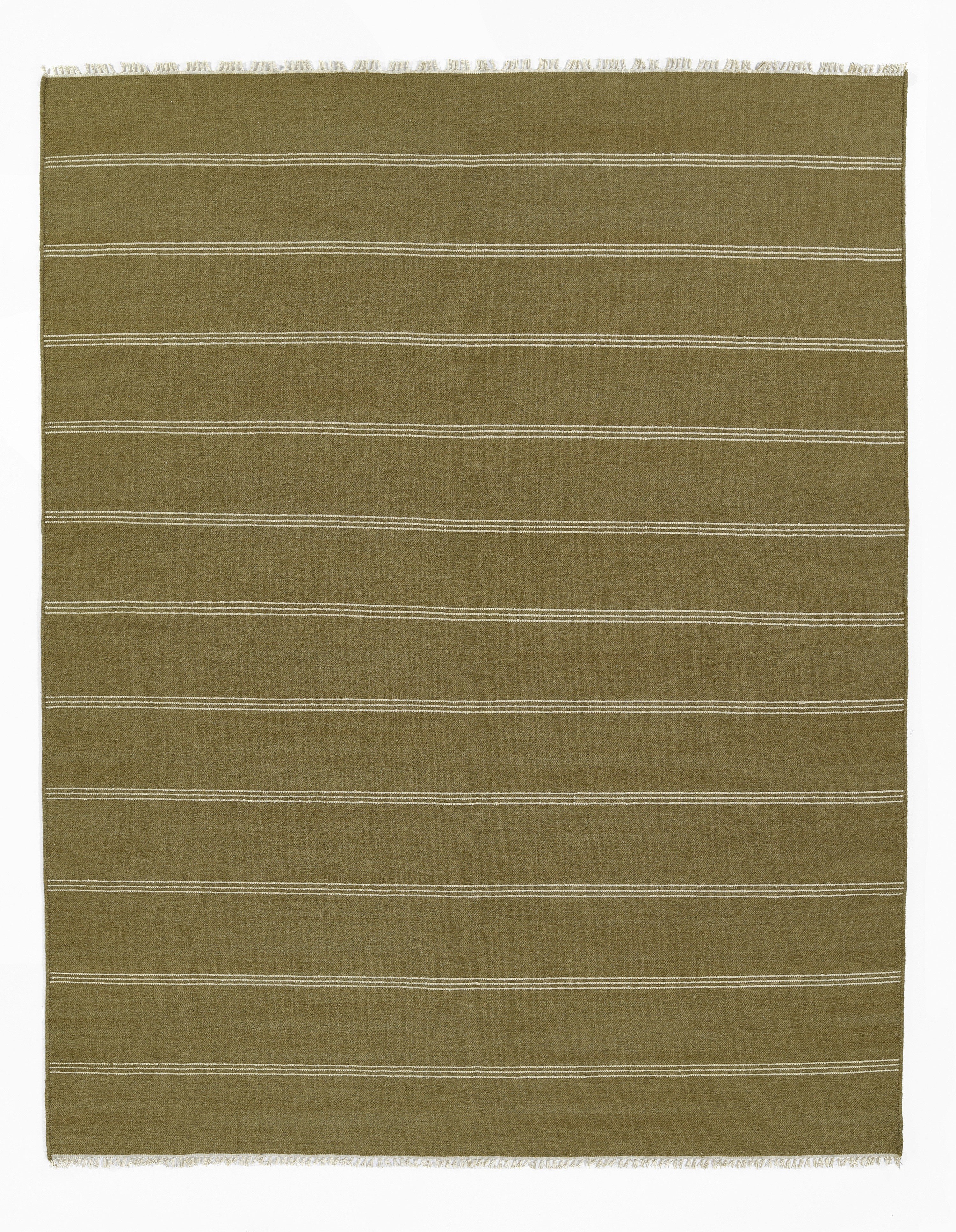 Pure Salt Caseres CES-1 Green Hand Tufted Area Rug by Momeni