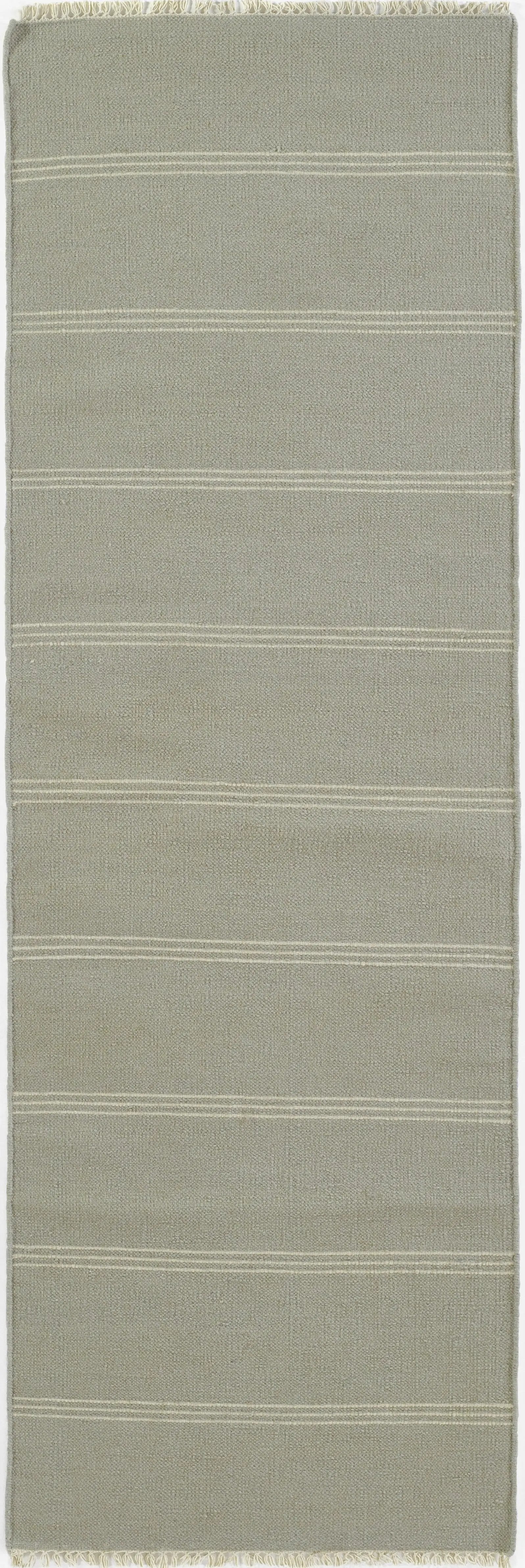 Caseres CES-1 (Stripe) Light-Blue Area Rug by Pure Salt by Momeni