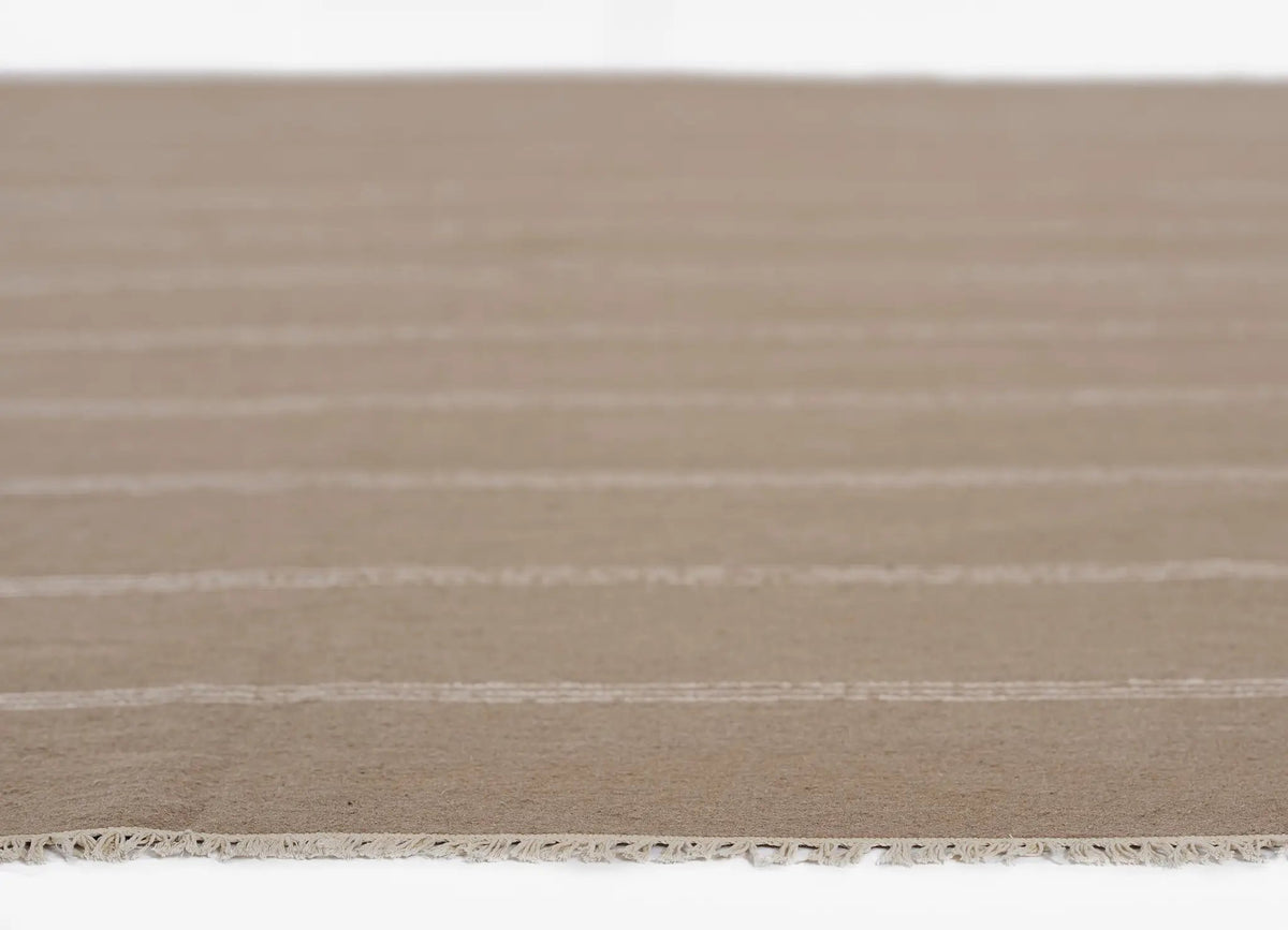 Caseres CES-1(Stripe) Mauve Area Rug by Pure Salt by Momeni