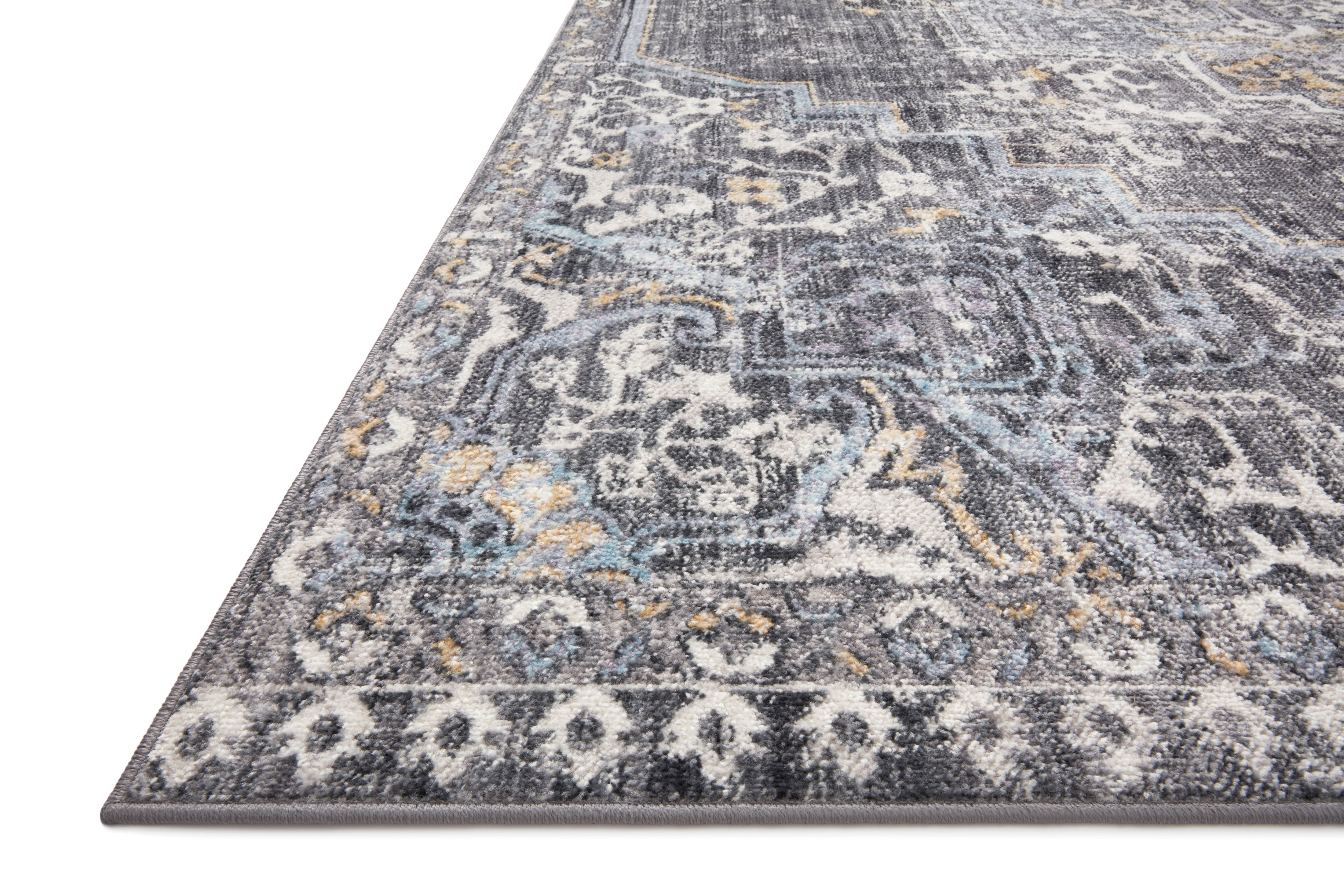 Loloi Cassandra CSN-02 Charcoal / Gold Area Rug
