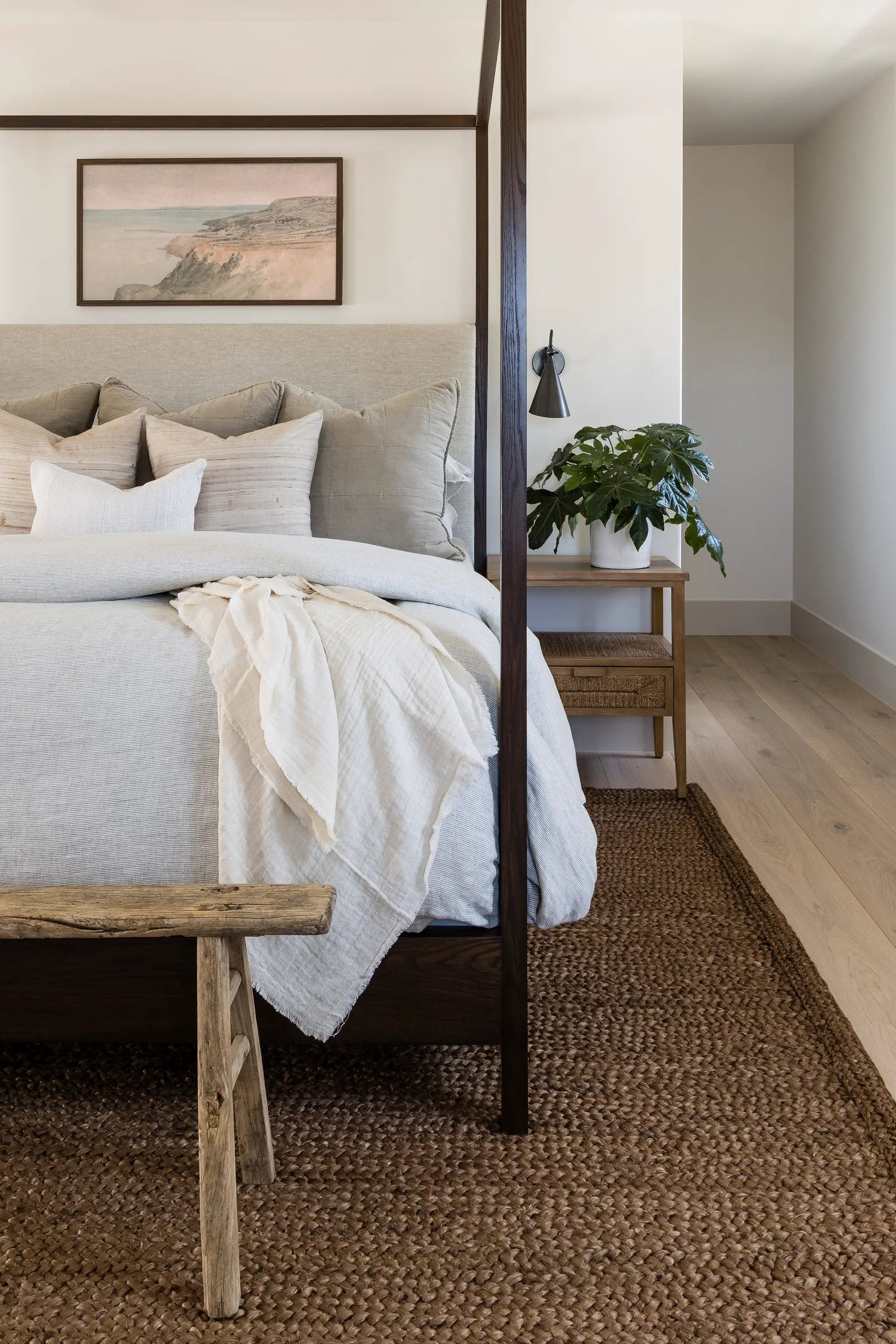 Cassis CIS-1 (Braid) Walnut Area Rug by Pure Salt by Momeni