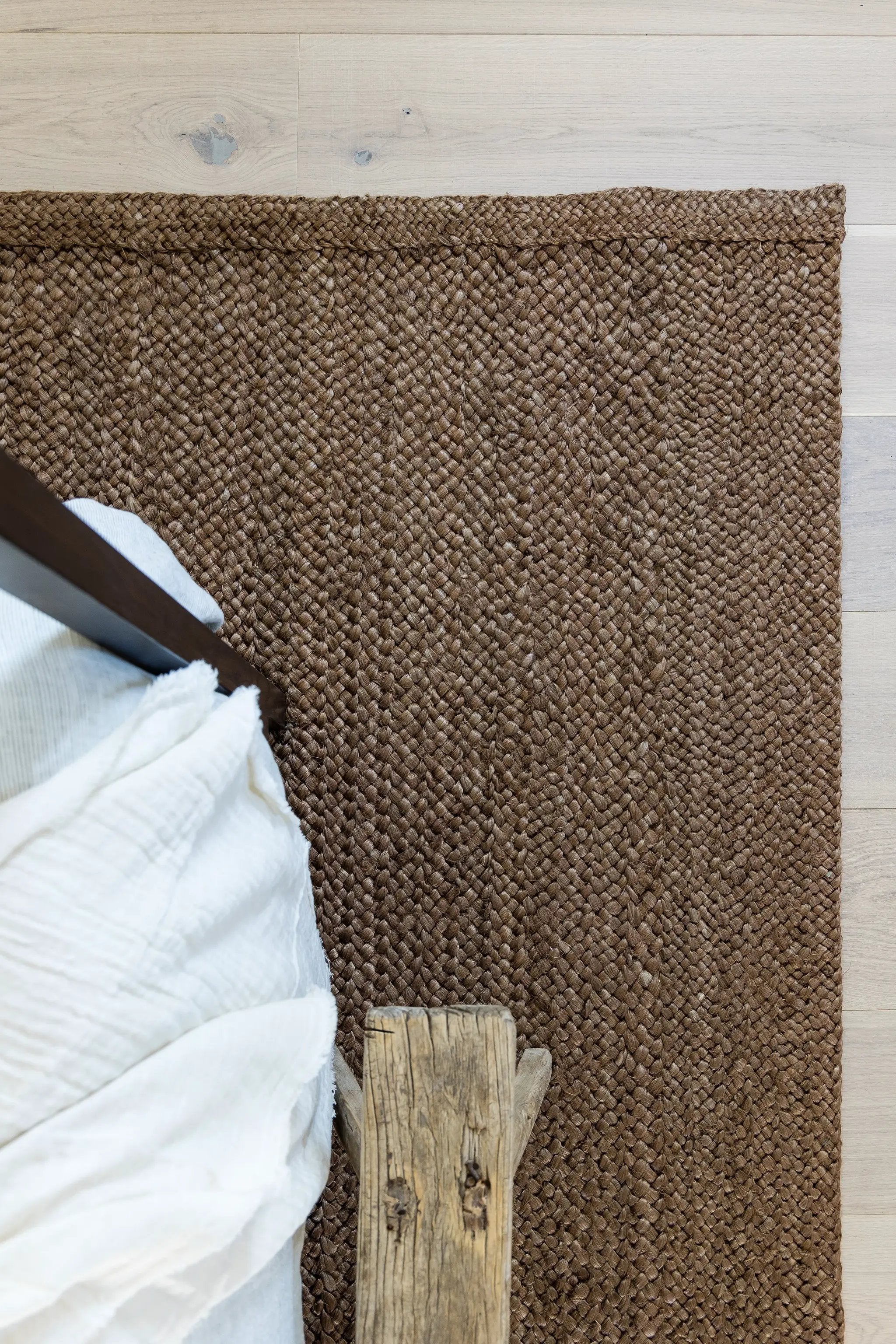 Cassis CIS-1 (Braid) Walnut Area Rug by Pure Salt by Momeni
