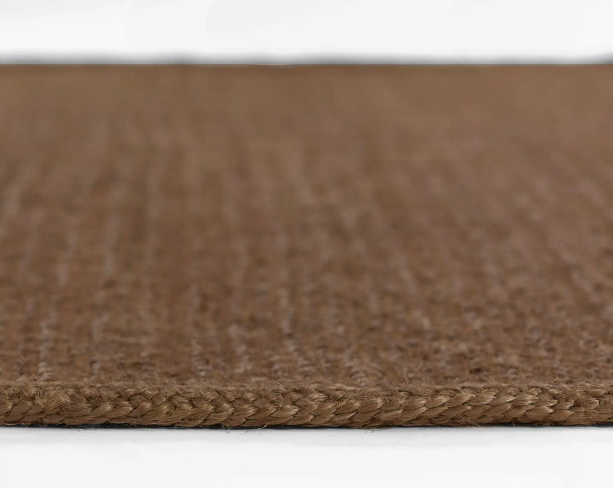 Cassis CIS-1 (Braid) Walnut Area Rug by Pure Salt by Momeni