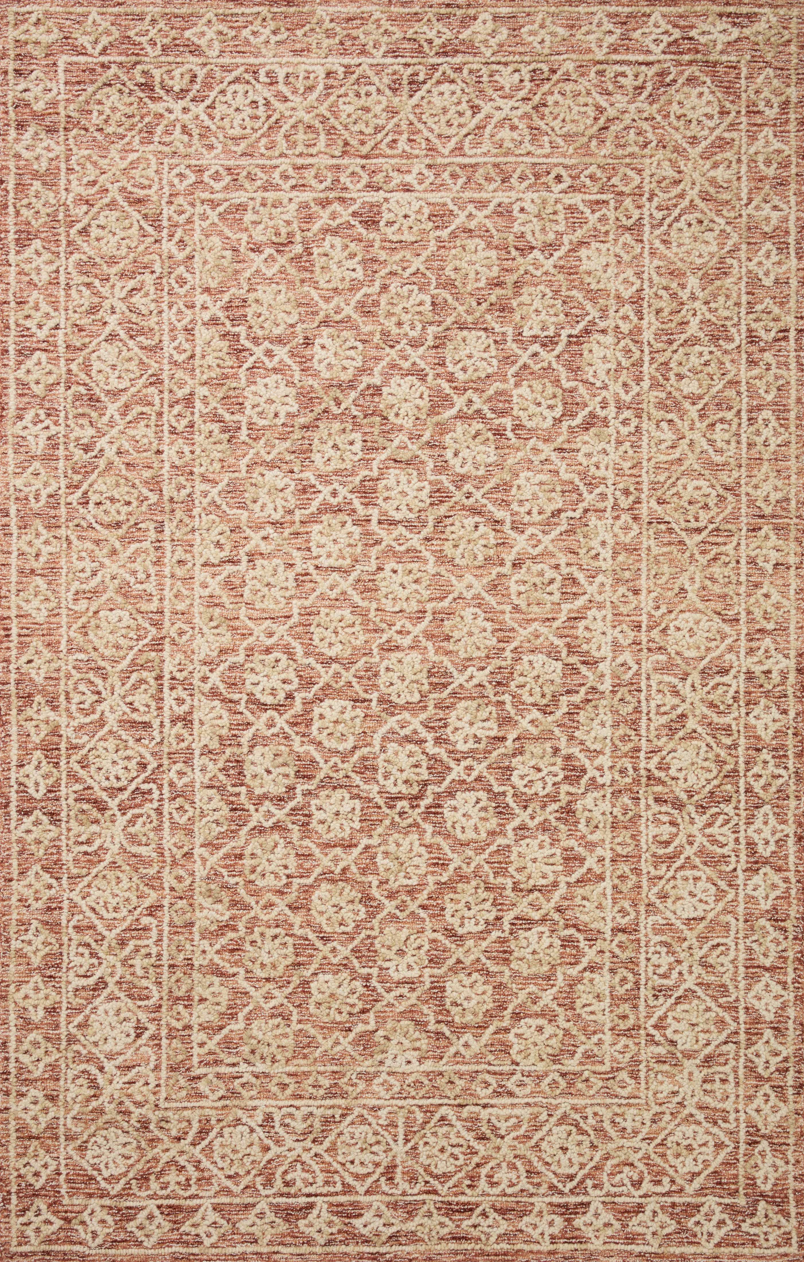Loloi Cecelia CEC-01 Rust / Natural Area Rug