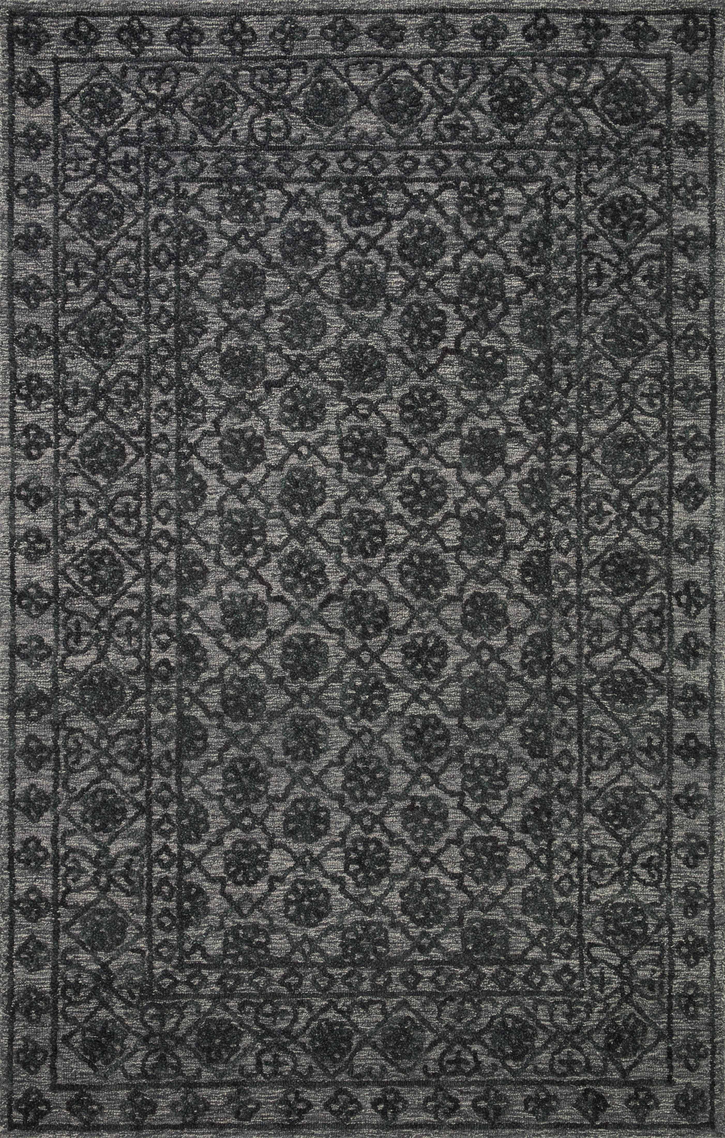 Loloi Cecelia CEC-01 Smoke / Dk. Grey Area Rug