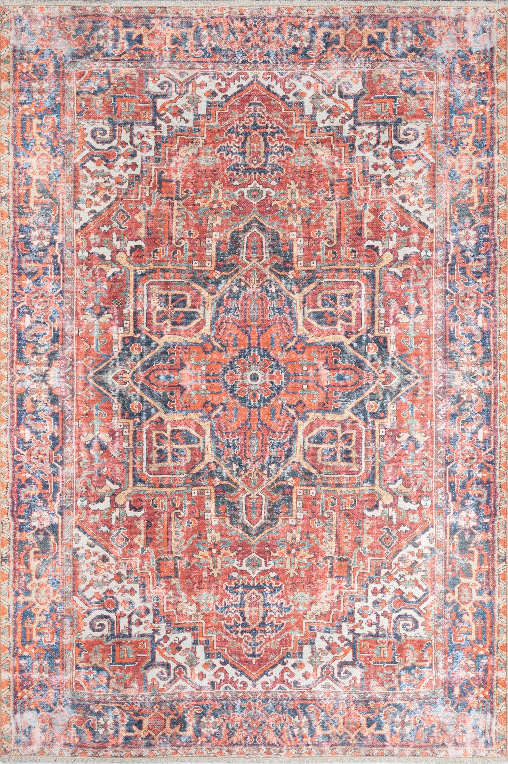 Chandler CHN-1 Red Area Rug by Momeni
