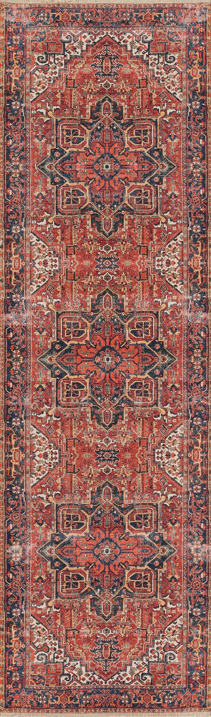 Chandler CHN-1 Red Area Rug by Momeni