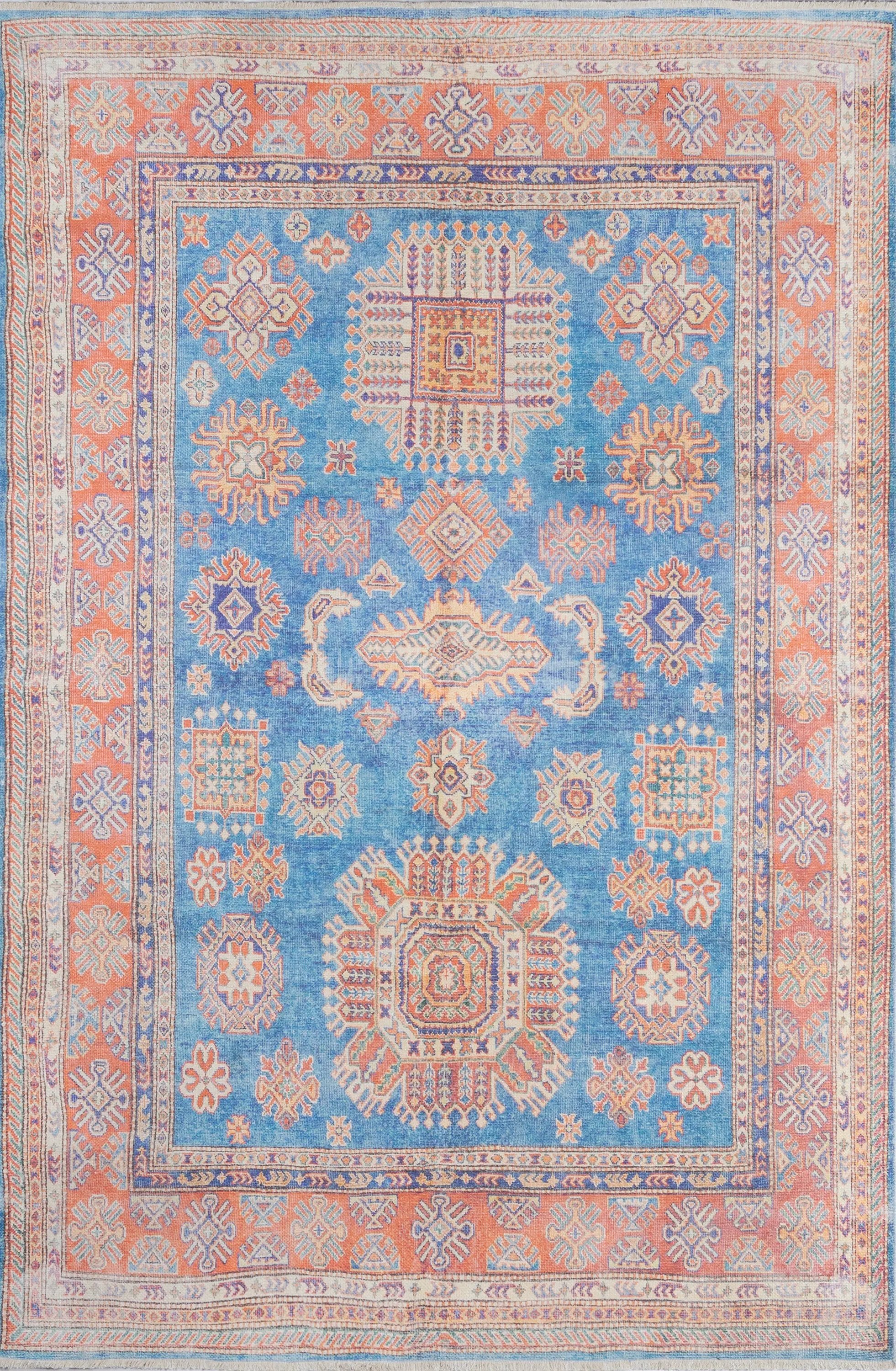 Chandler CHN-3 Blue Area Rug by Momeni