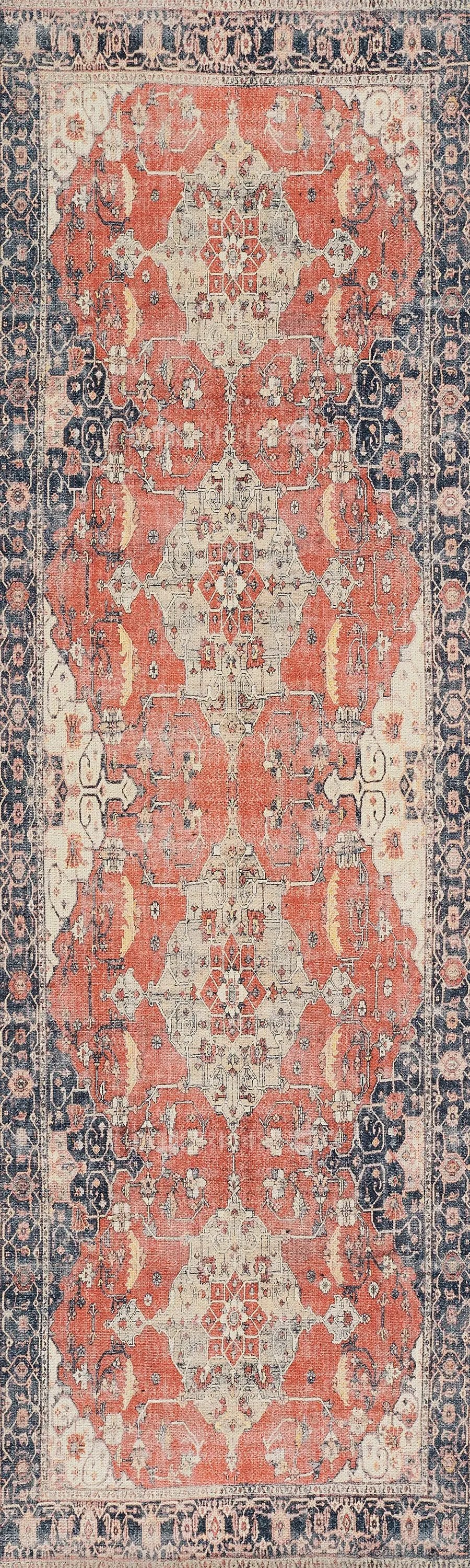 Chandler CHN-7 Rust Area Rug by Momeni