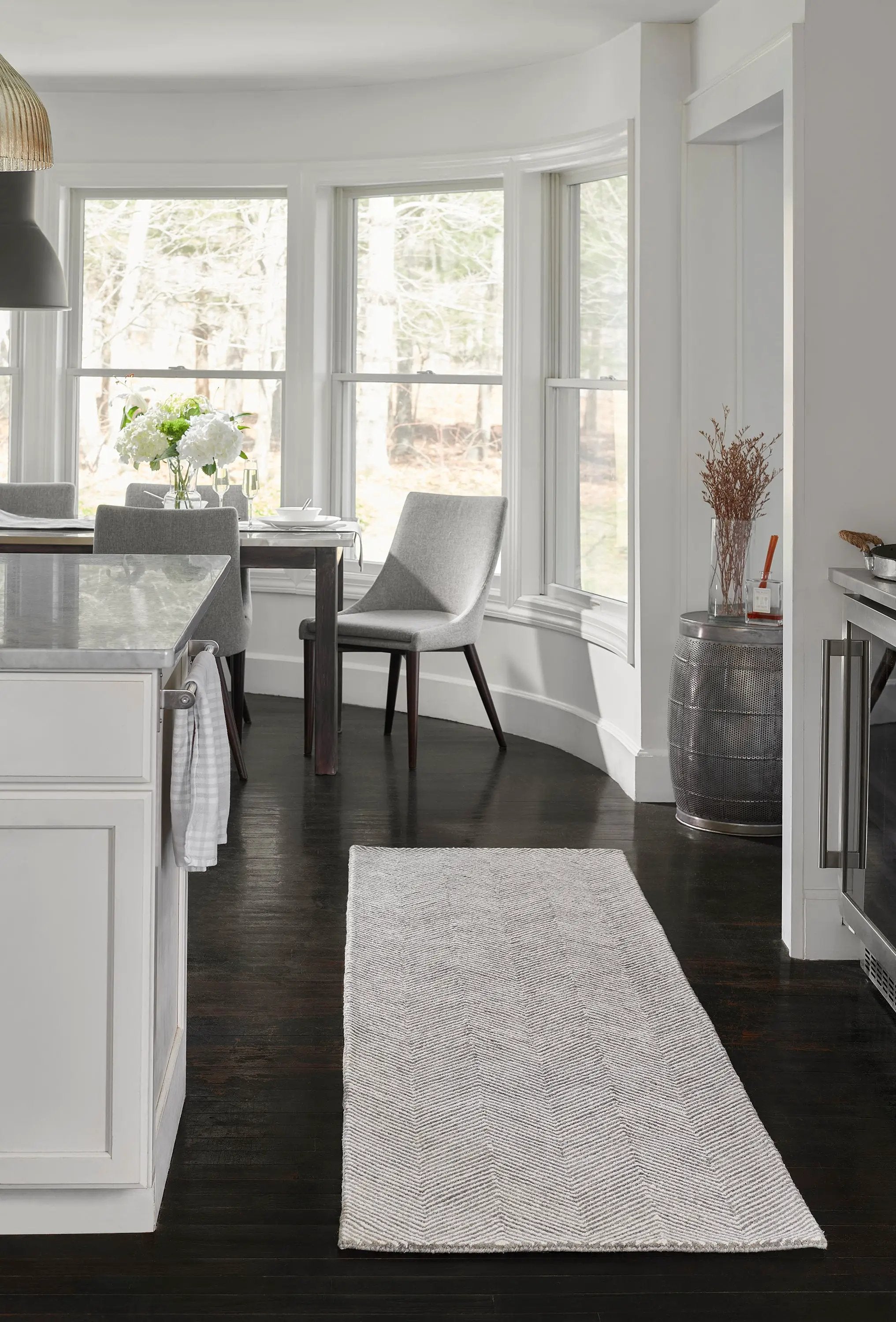 Charles CHR-1 Gray Area Rug by Momeni