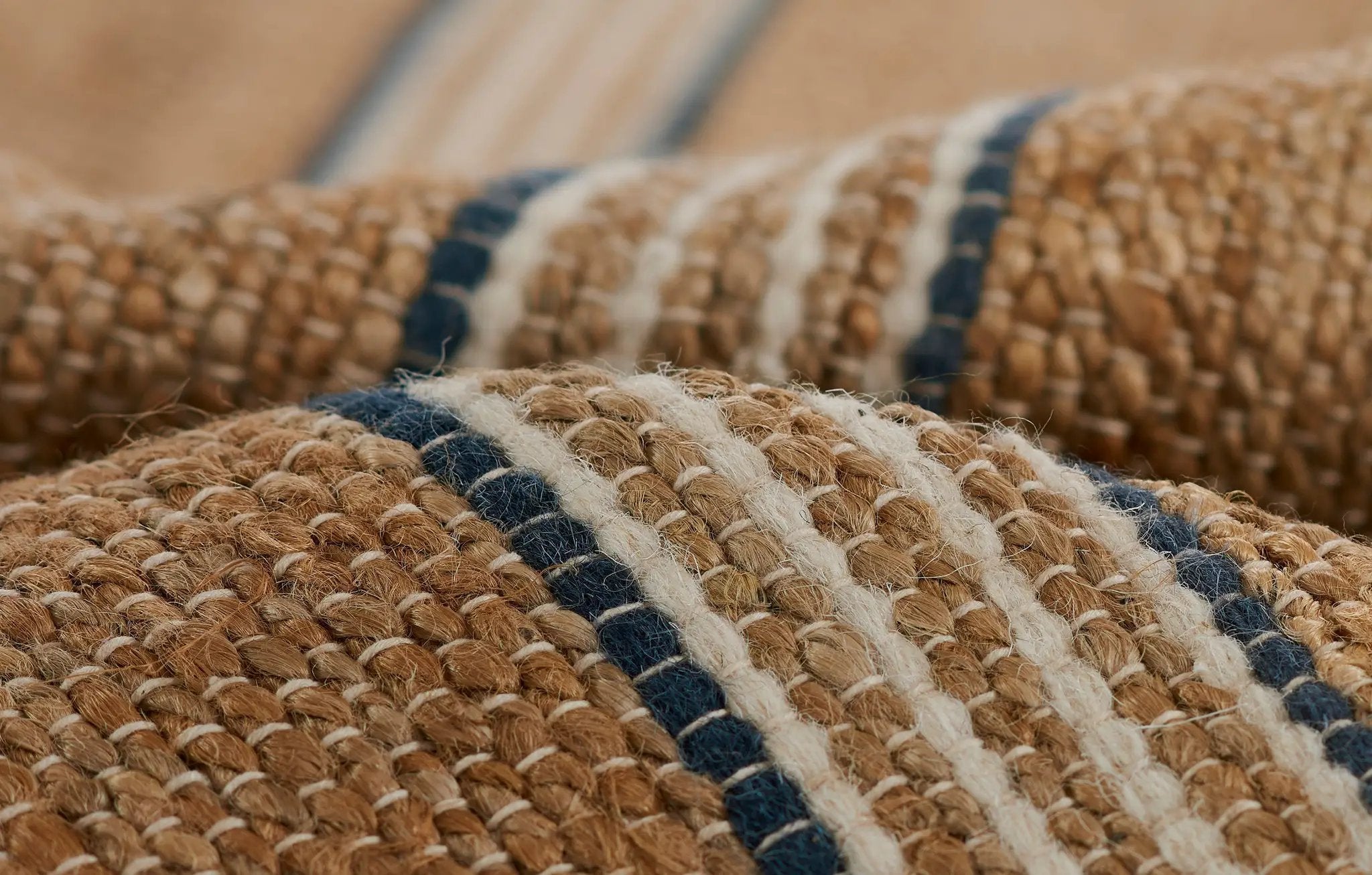 Chestnut CHS-1 (Stripe) Blue Area Rug by Erin Gates by Momeni