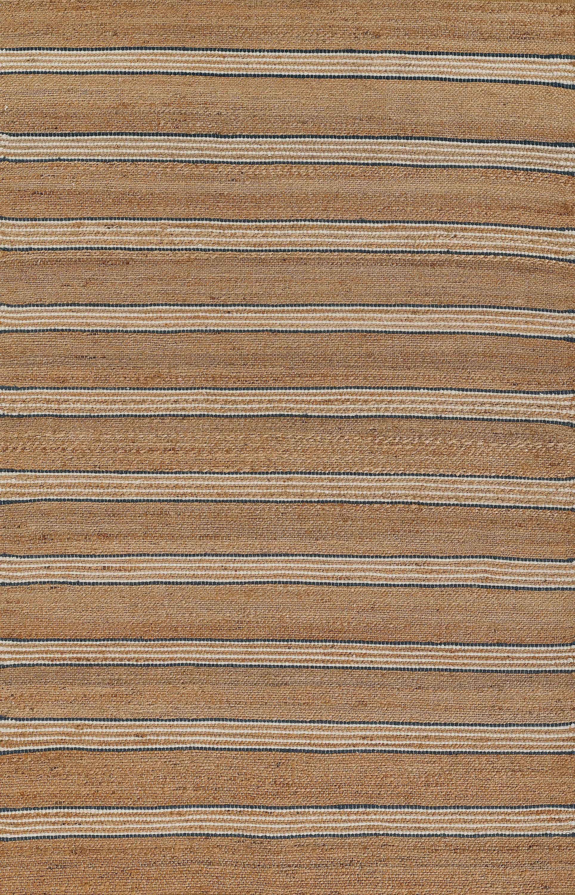 Chestnut CHS-1 (Stripe) Blue Area Rug by Erin Gates by Momeni