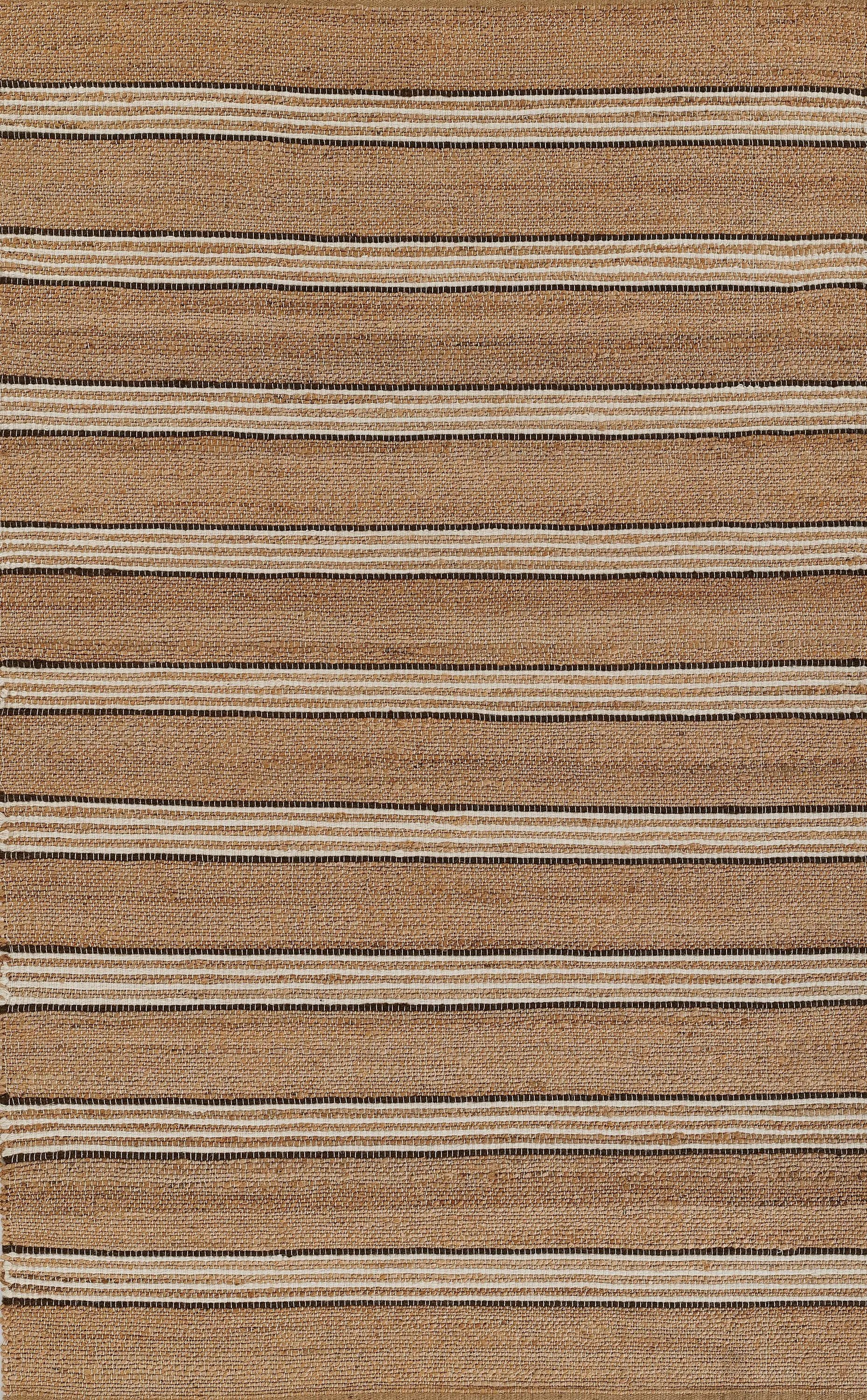 Chestnut CIS-1 (Stripe) Brown Area Rug by Erin Gates by Momeni