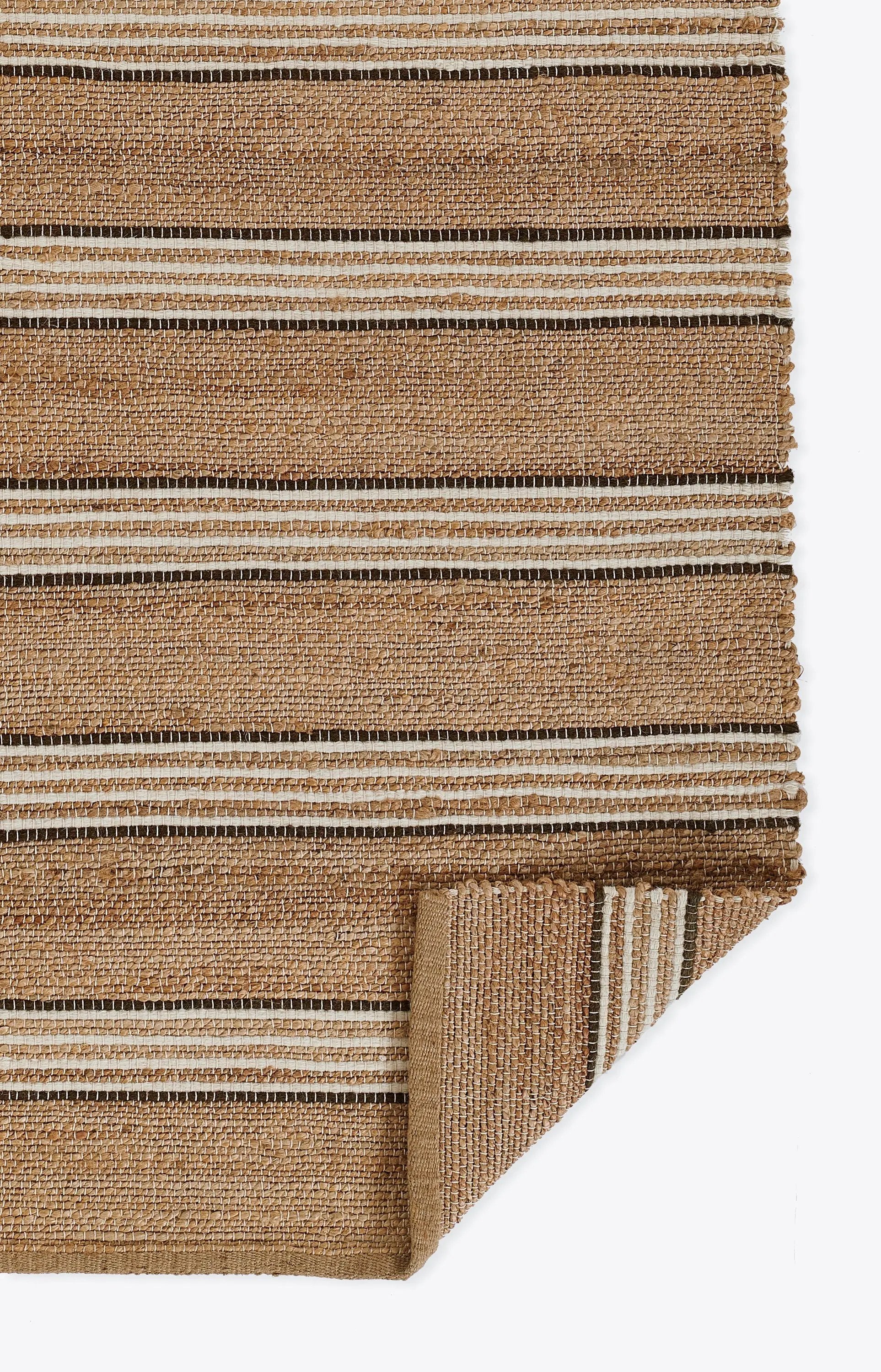 Chestnut CIS-1 (Stripe) Brown Area Rug by Erin Gates by Momeni