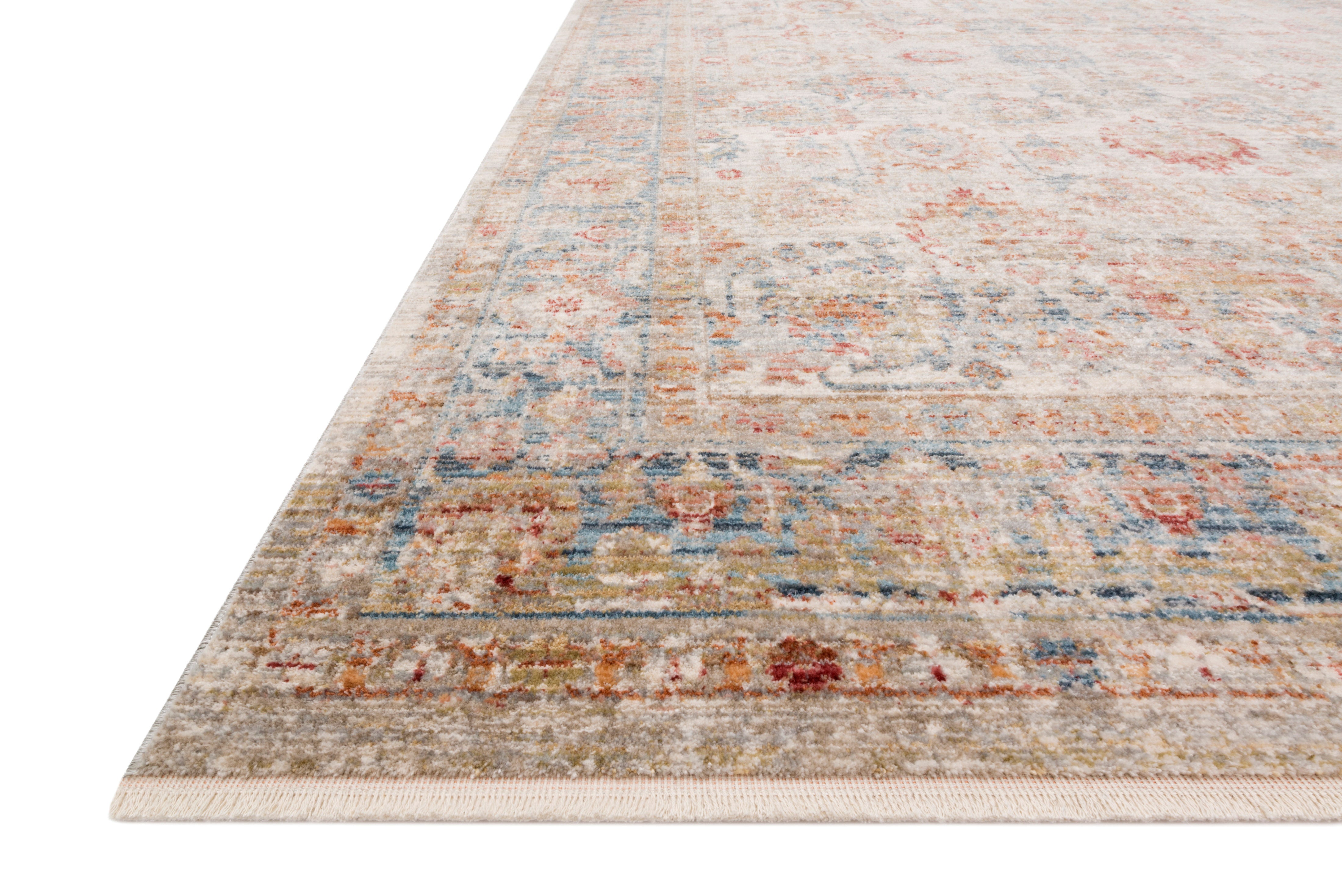 Loloi Claire CLE-02 Ivory / Ocean Area Rug