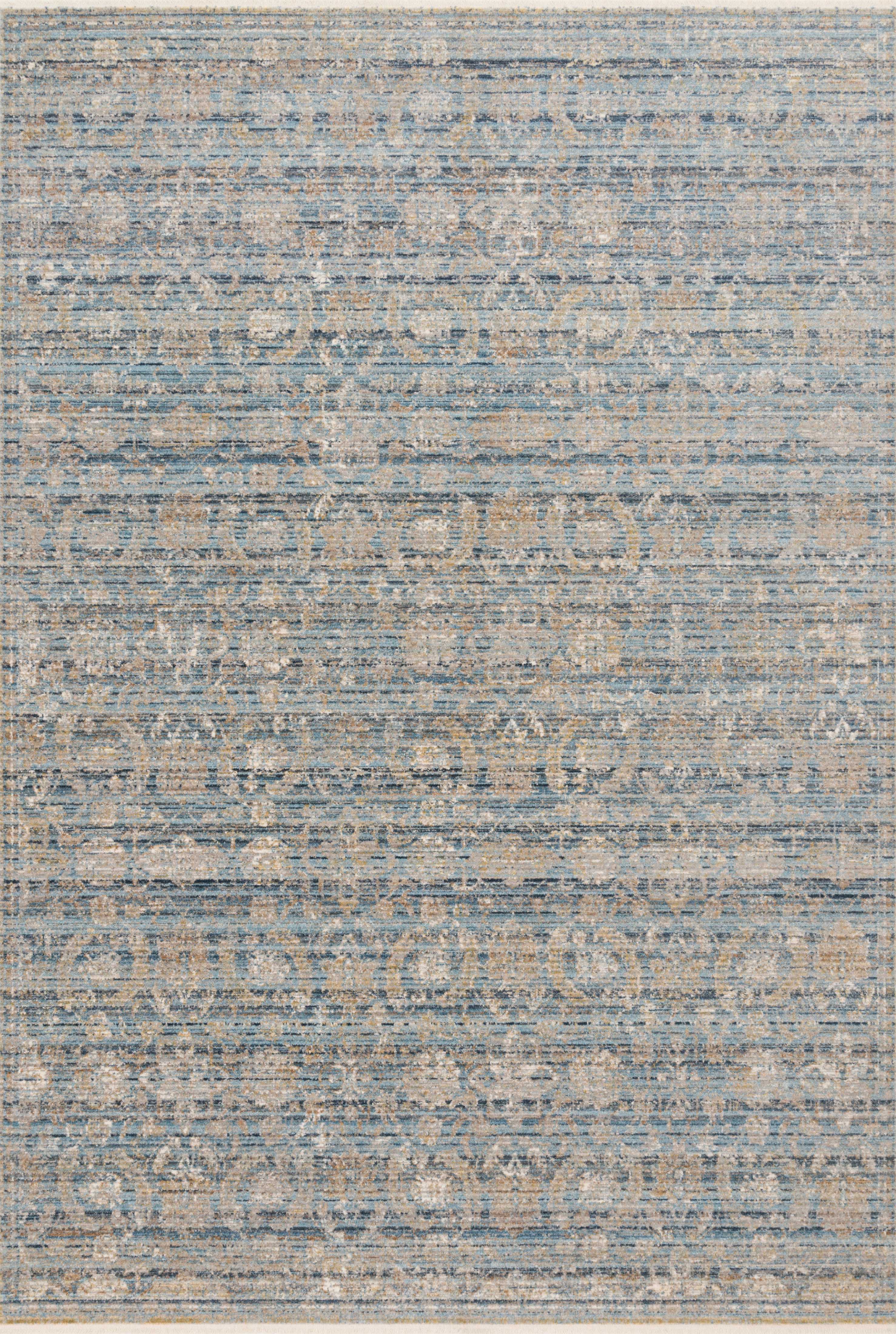 Loloi Claire CLE-03 Ocean / Gold Area Rug