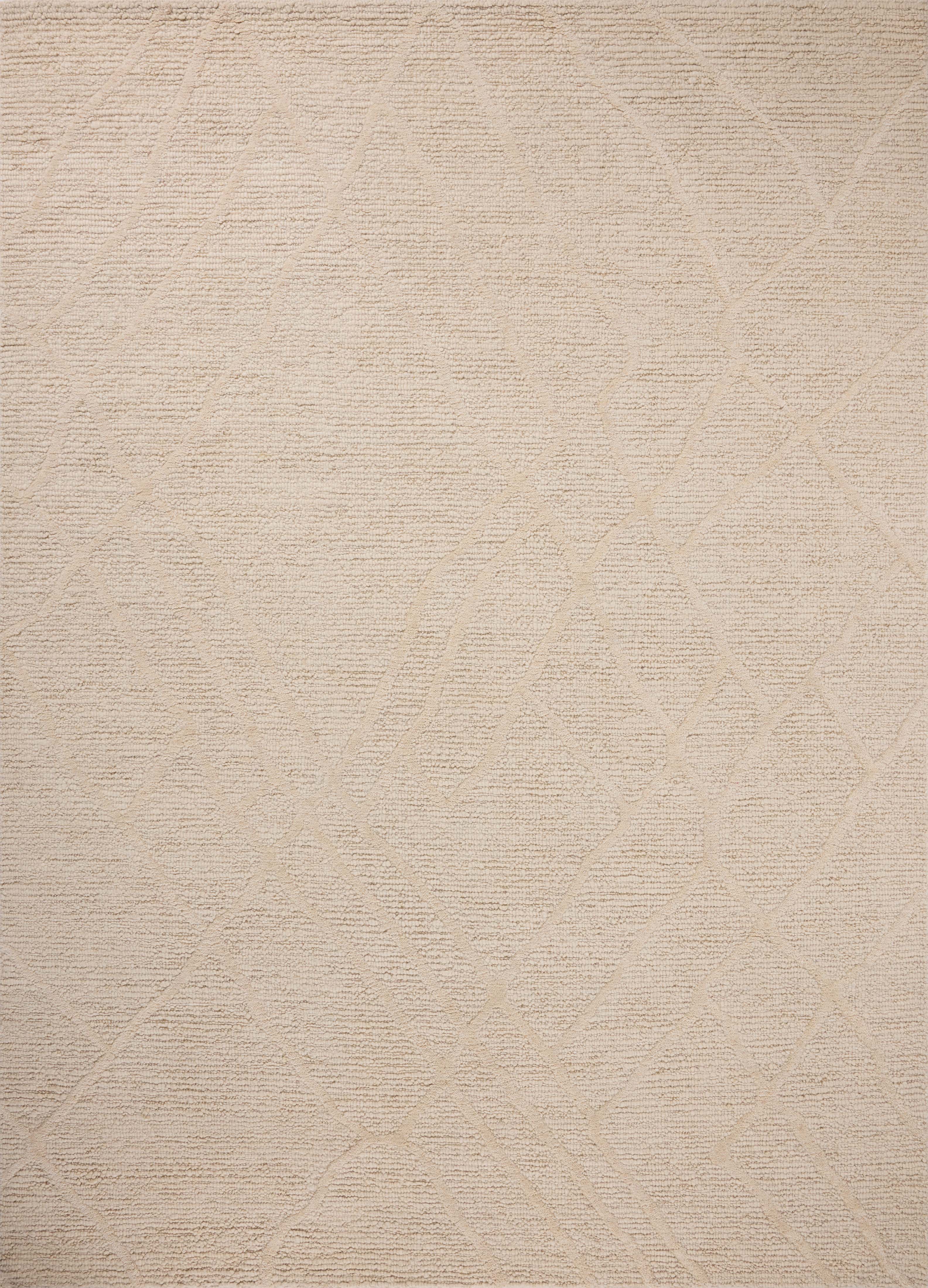 Crafted as a hand-woven 100% wool area rug, the Cline CLI-01 Ivory Area Rug brings refined ivory warmth to your space