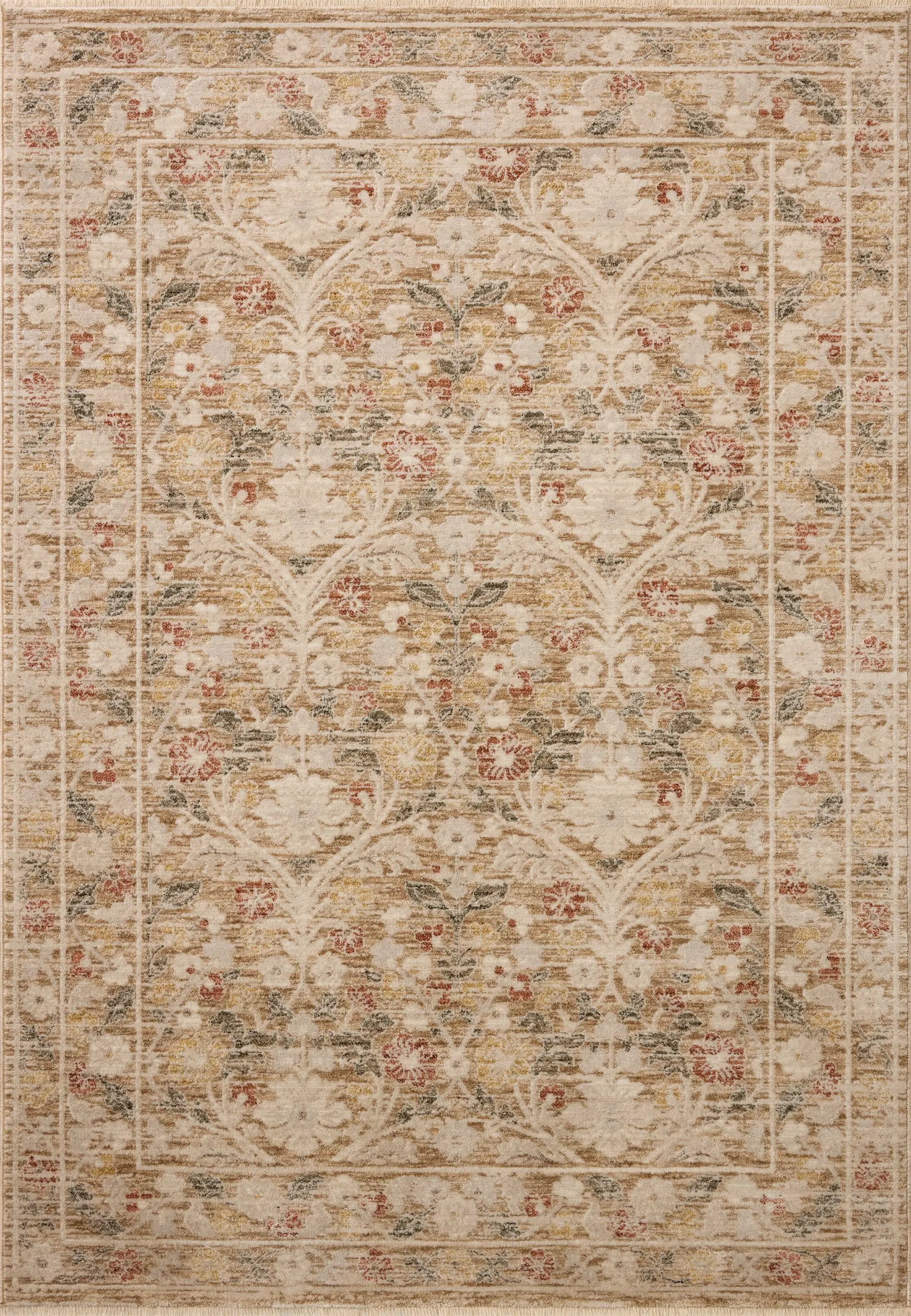 Clarisse CLS-01 Sand / Multi Area Rug by Loloi