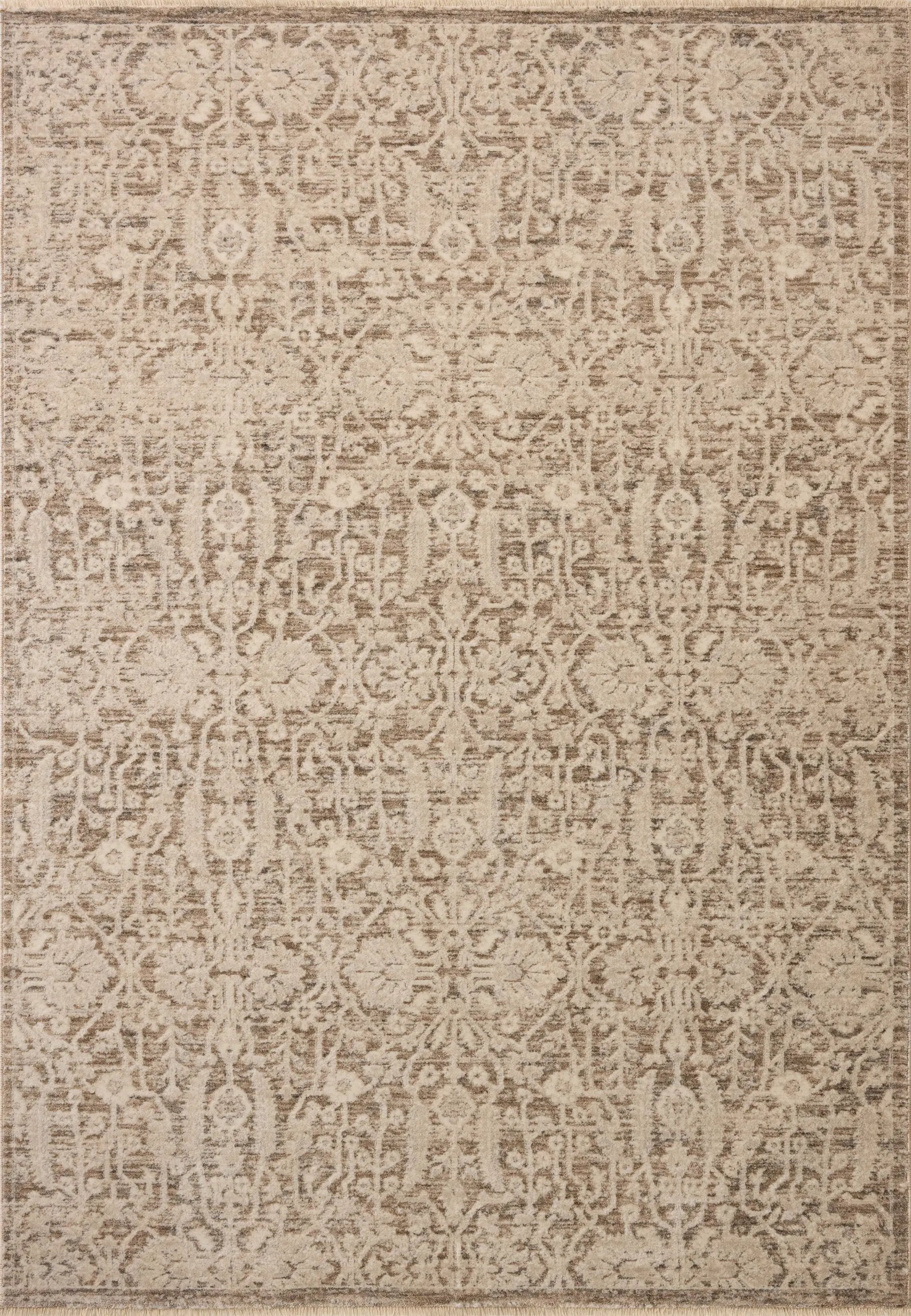 Clarisse CLS-06 Fog / Bone Area Rug by Loloi