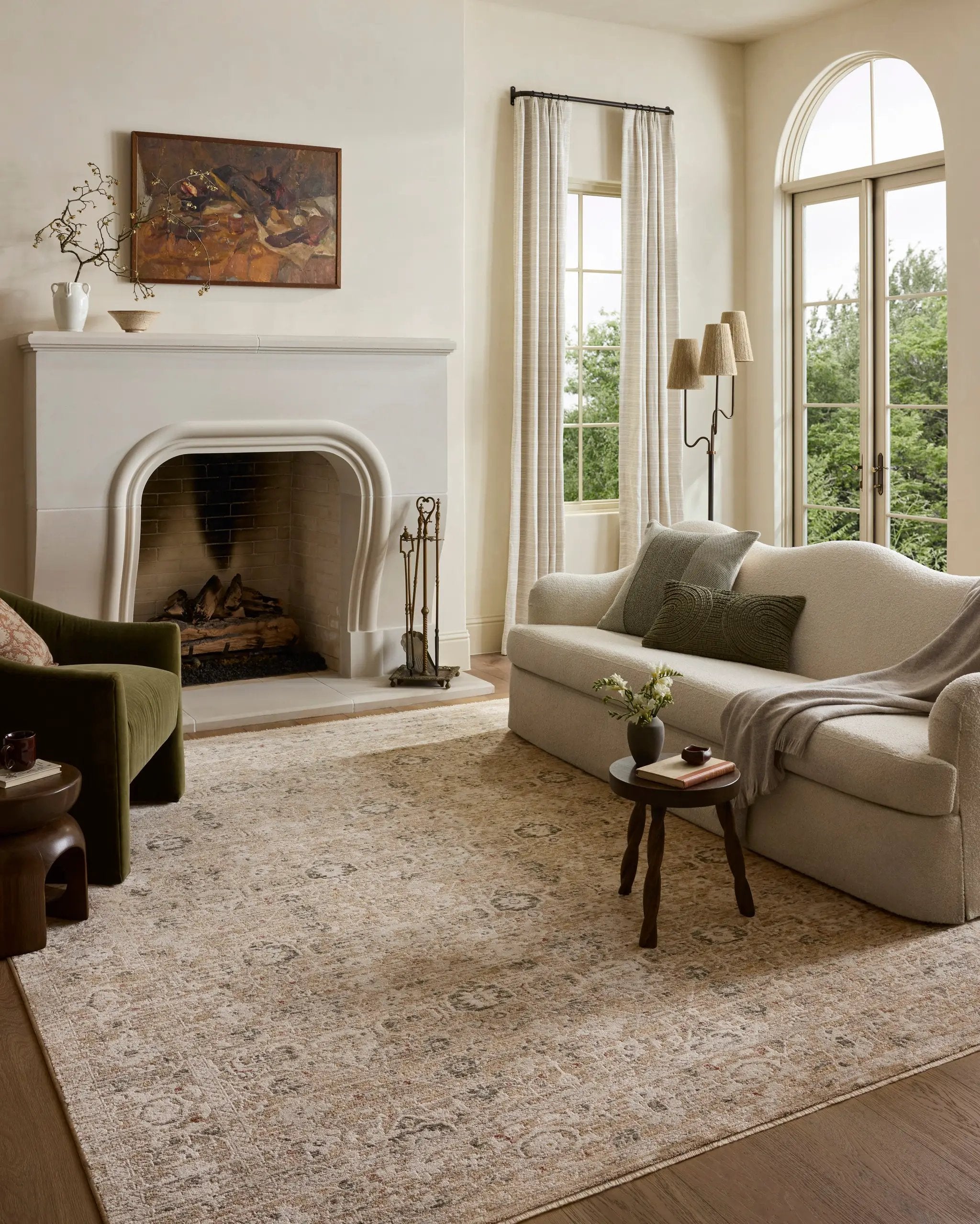 Clarisse CLS-07 Natural / Granite Area Rug by Loloi