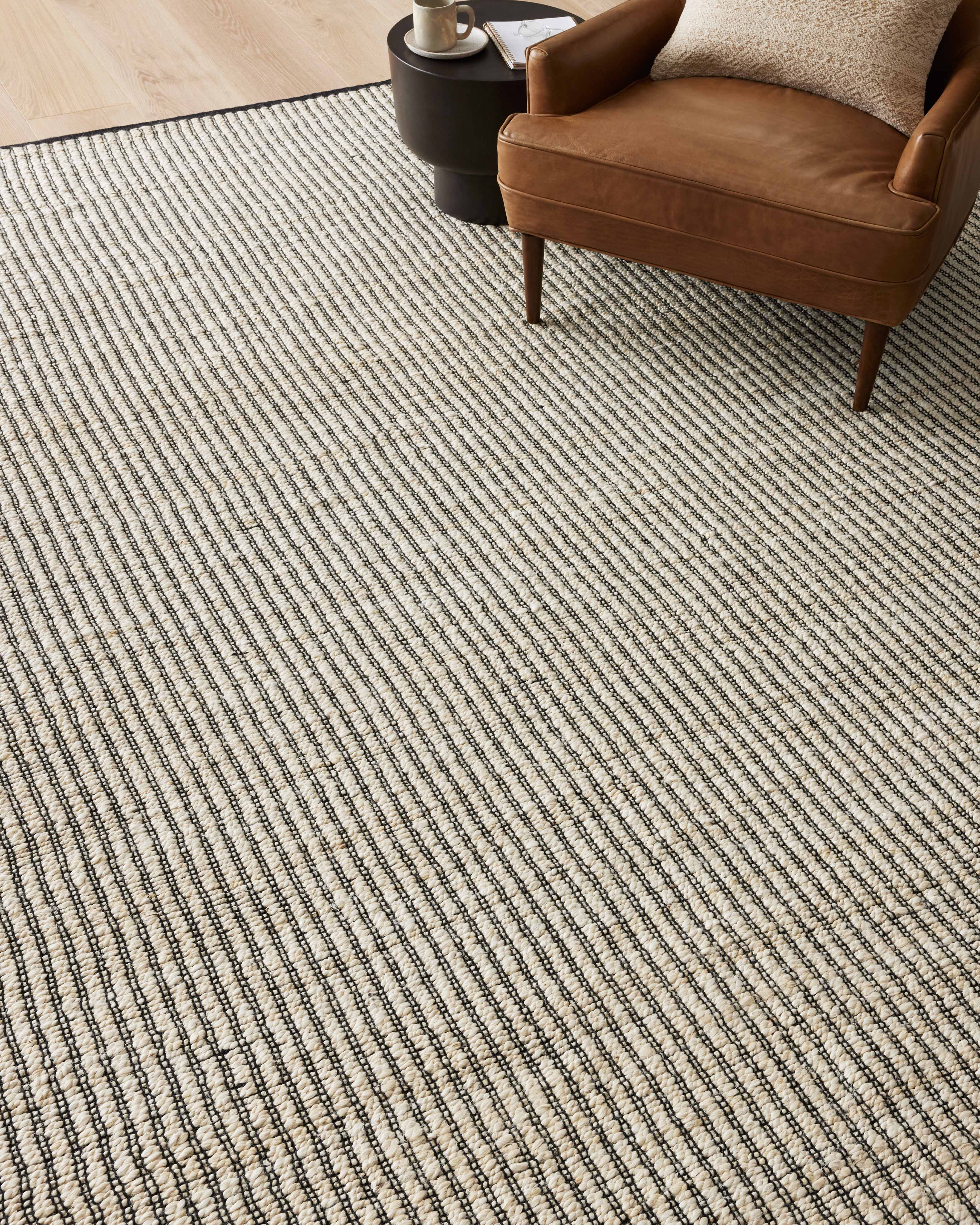 Angela Rose x Loloi Colton CON-02 Ivory / Black Area Rug