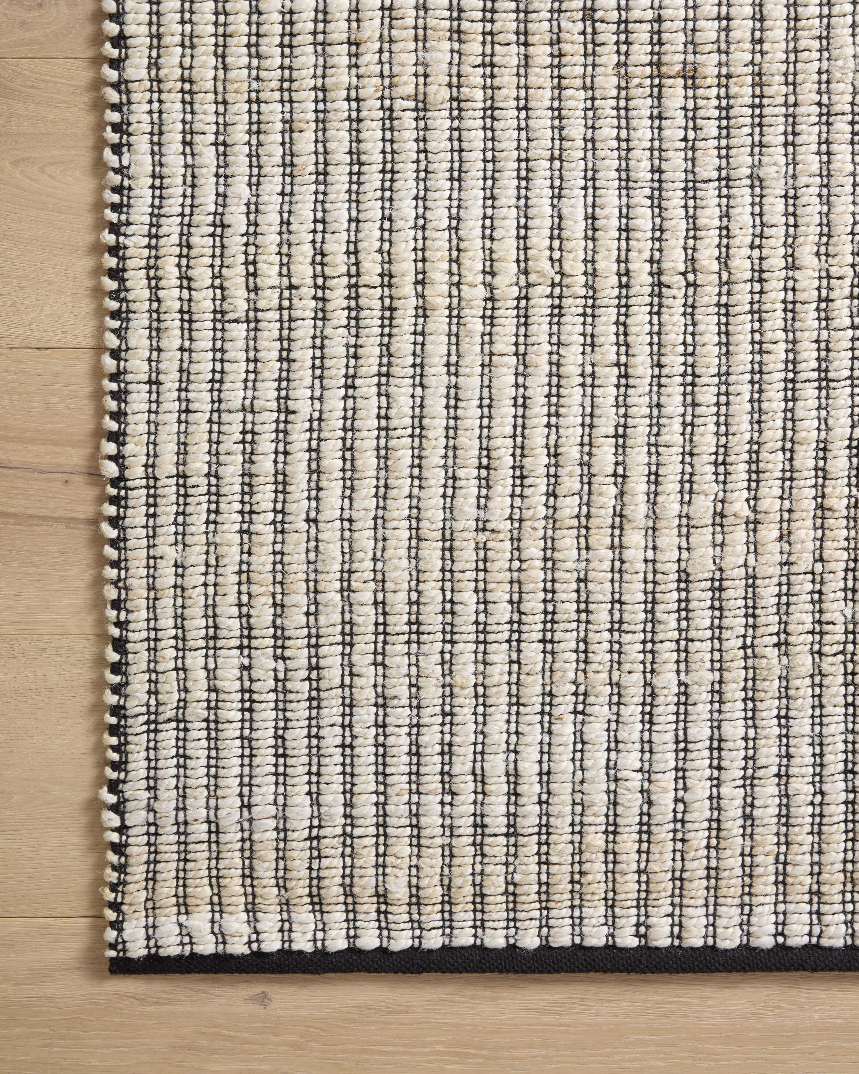 Angela Rose x Loloi Colton CON-02 Ivory / Black Area Rug