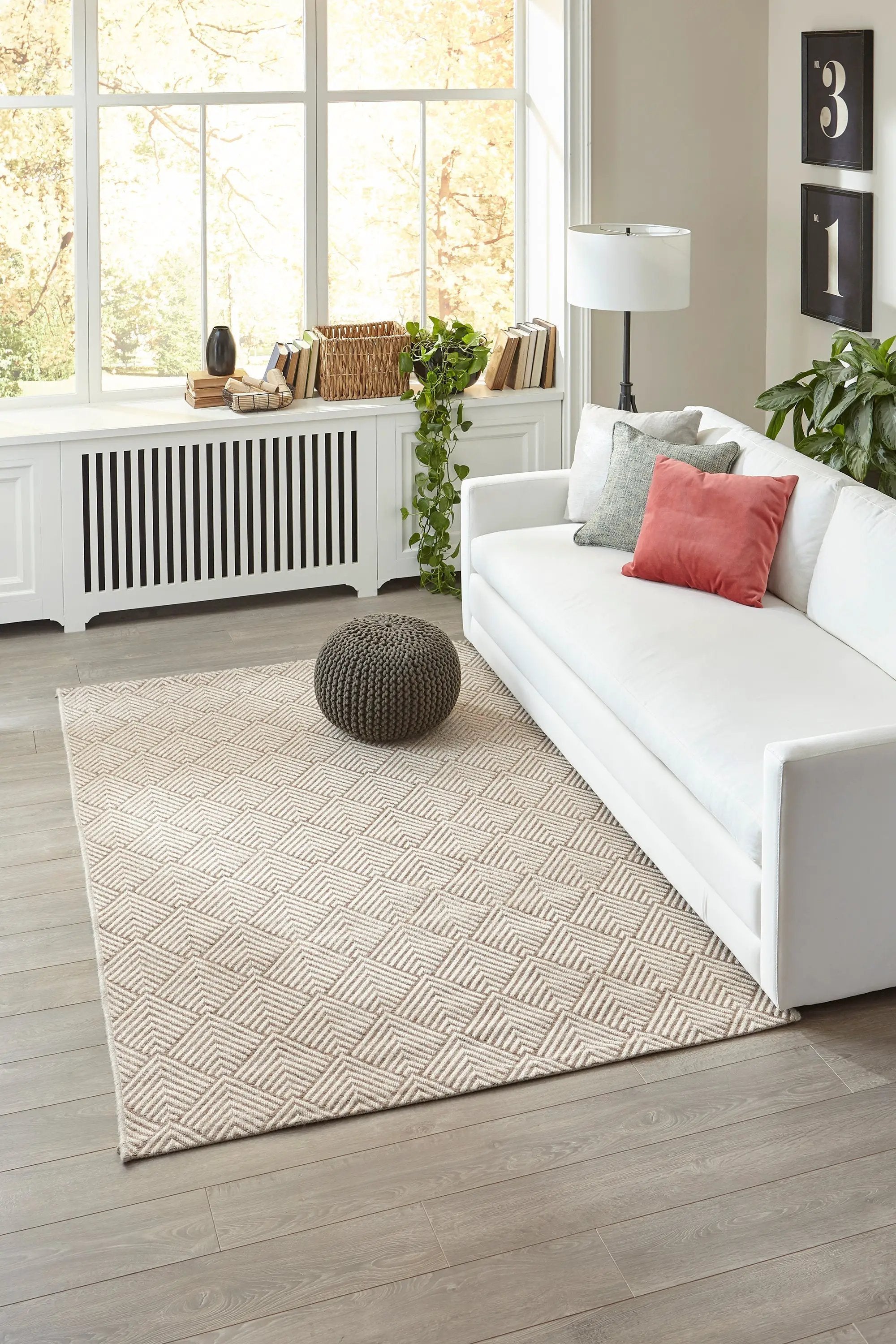 Como COM-3 Beige Area Rug by Momeni