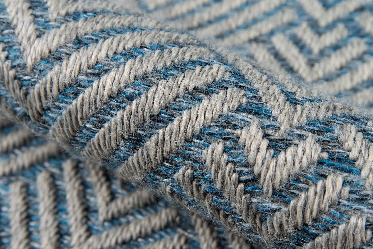 Como COM-3 Blue Area Rug by Momeni