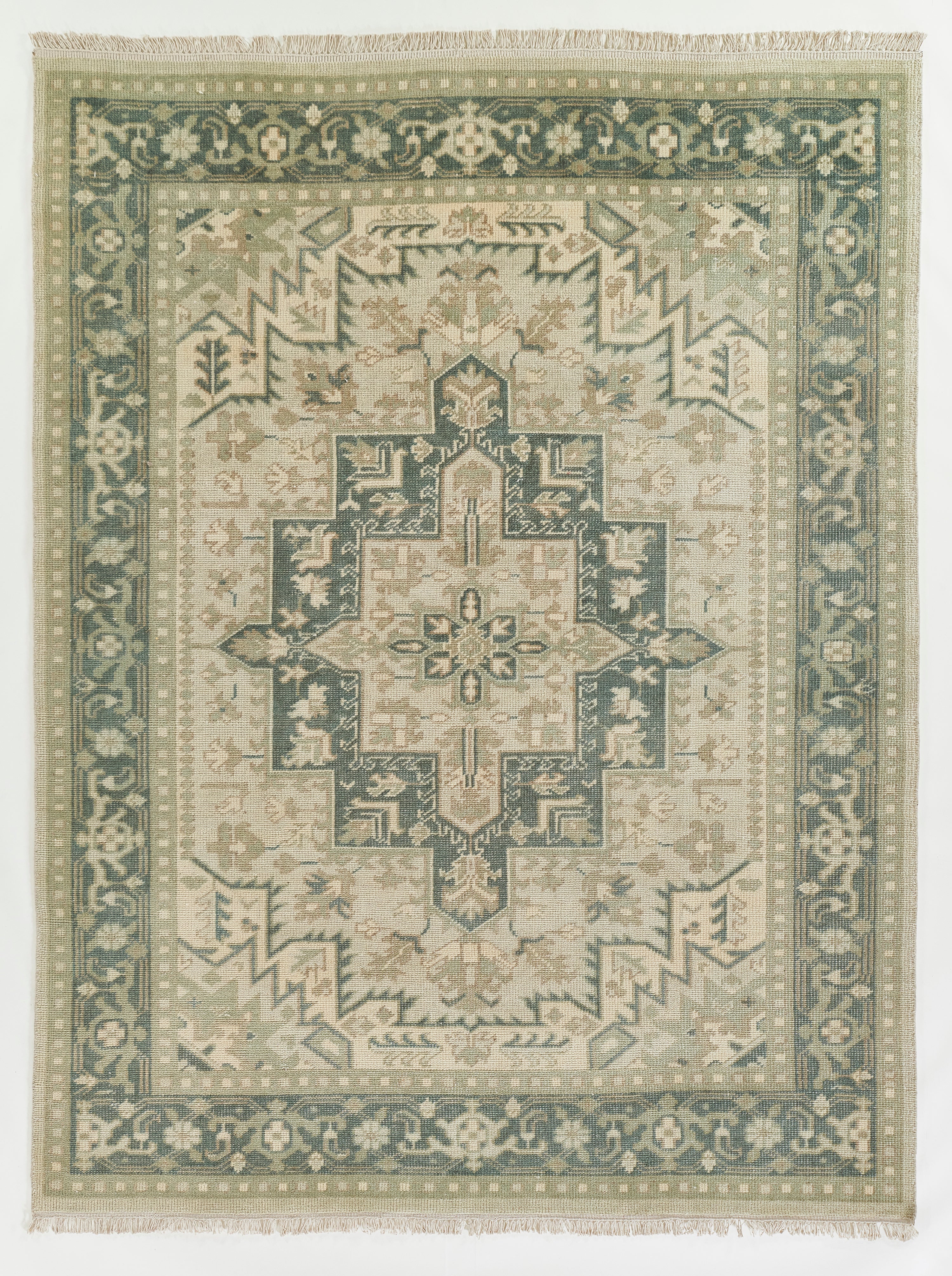 Erin Gates Concord CRD-5 Green Hand Knotted Area Rug by Momeni
