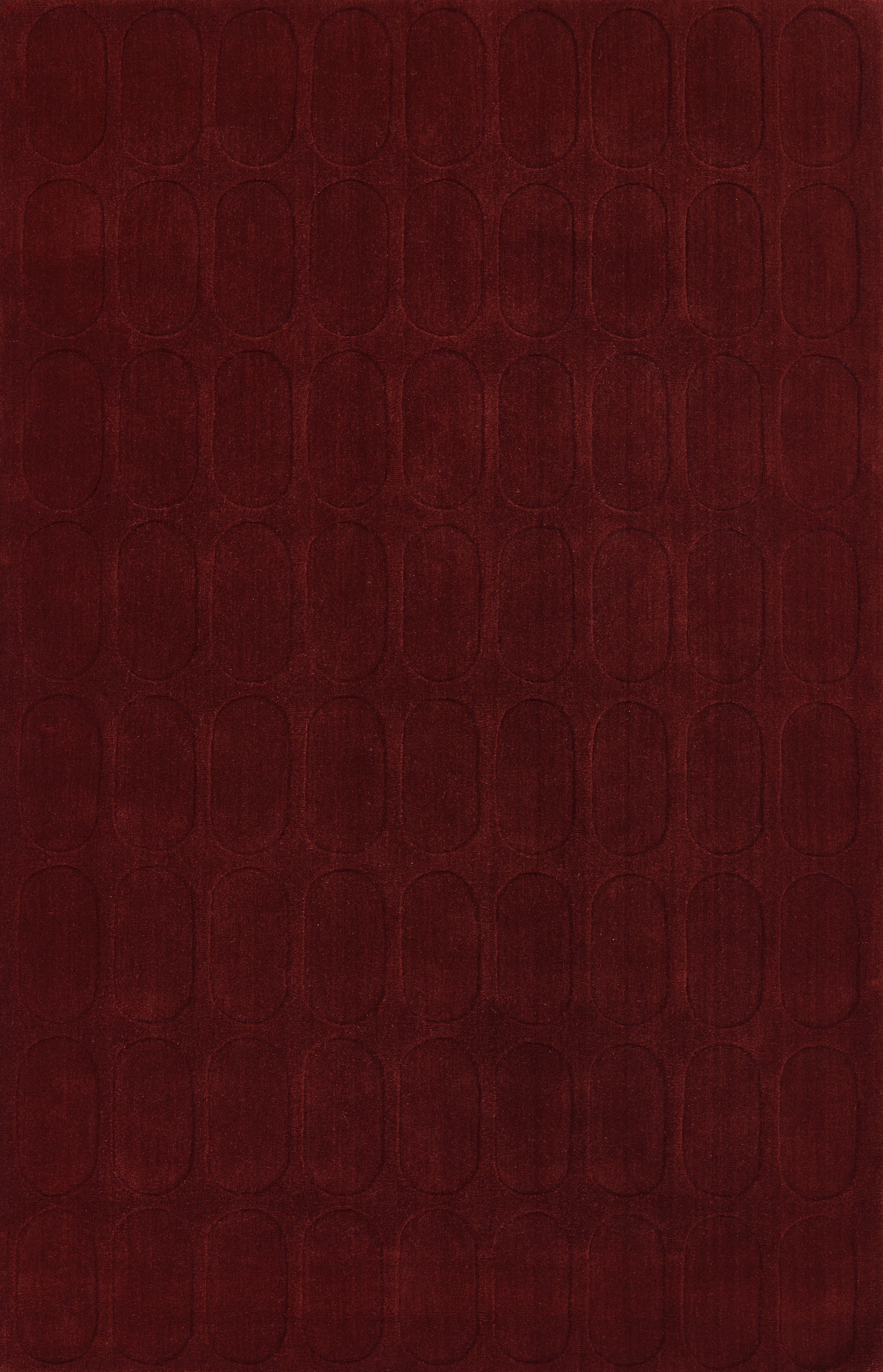 Momeni Contour CON-2 Burgundy Hand Woven Area Rug