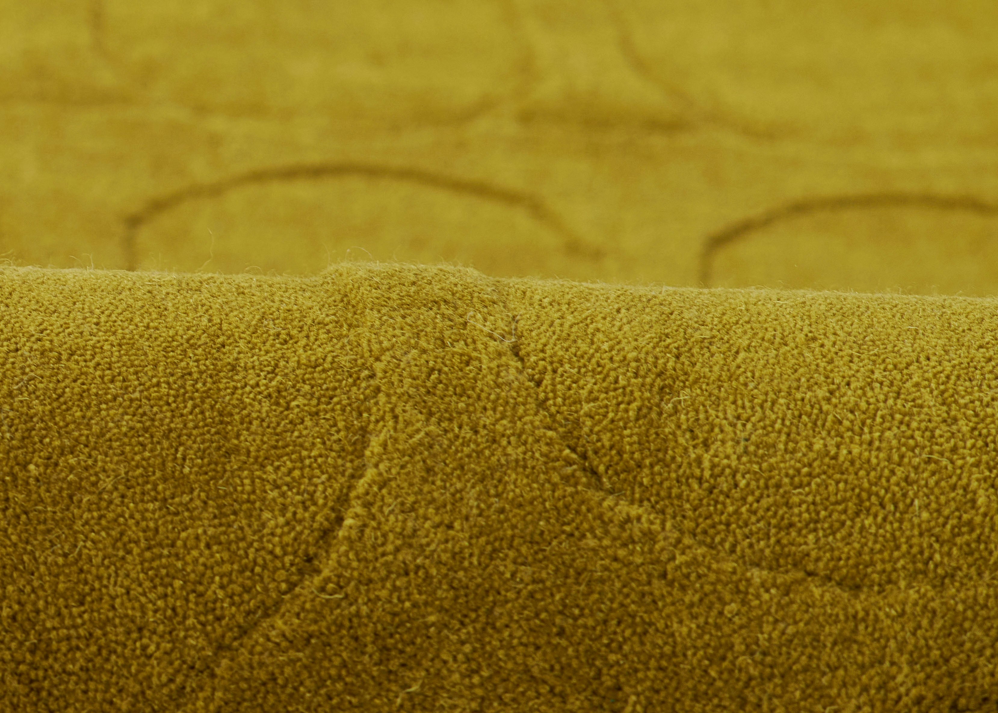 Momeni Contour CON-2 Mustard Hand Woven Area Rug