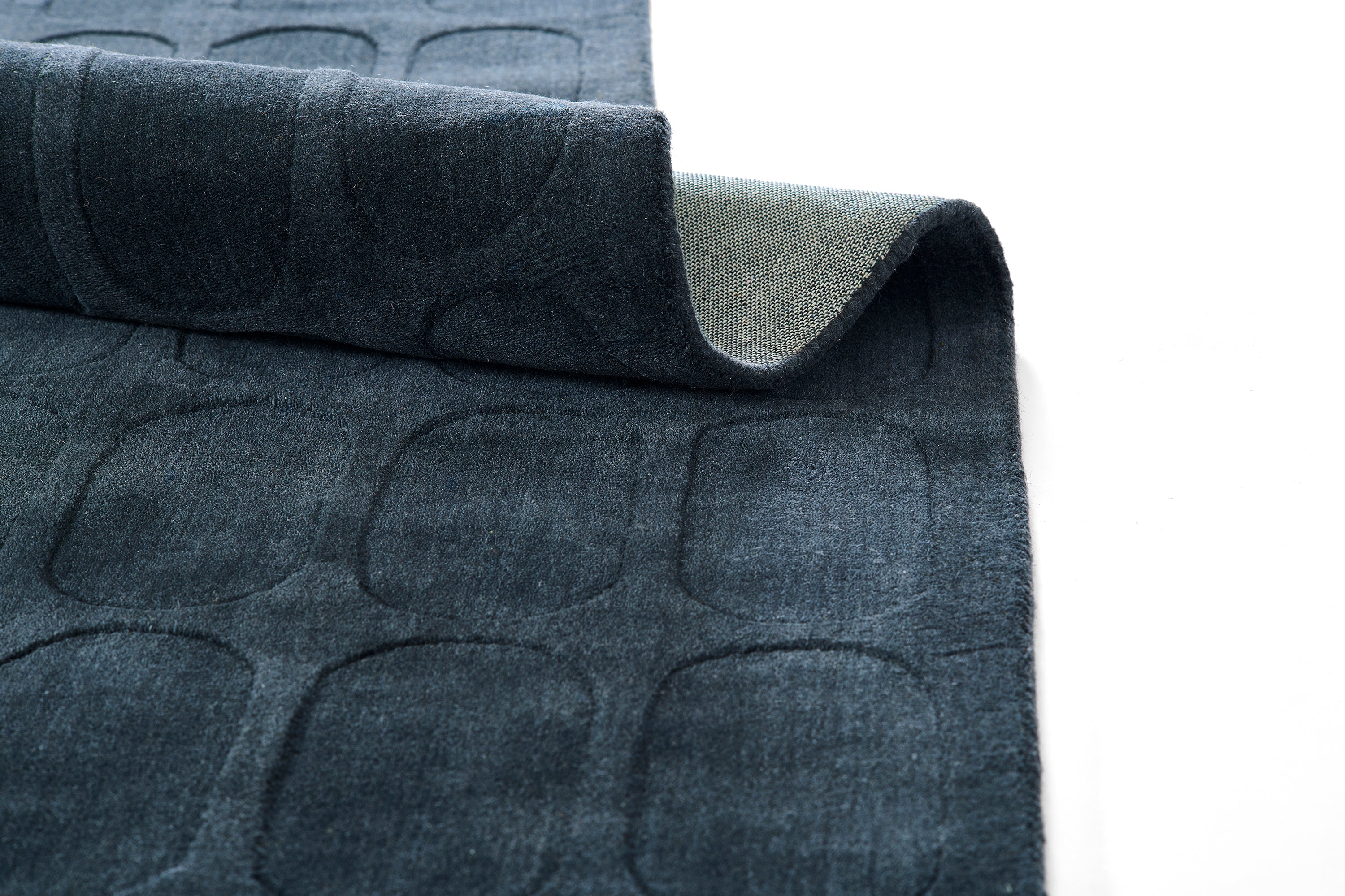 Momeni Contour CON-2 Navy Hand Woven Area Rug