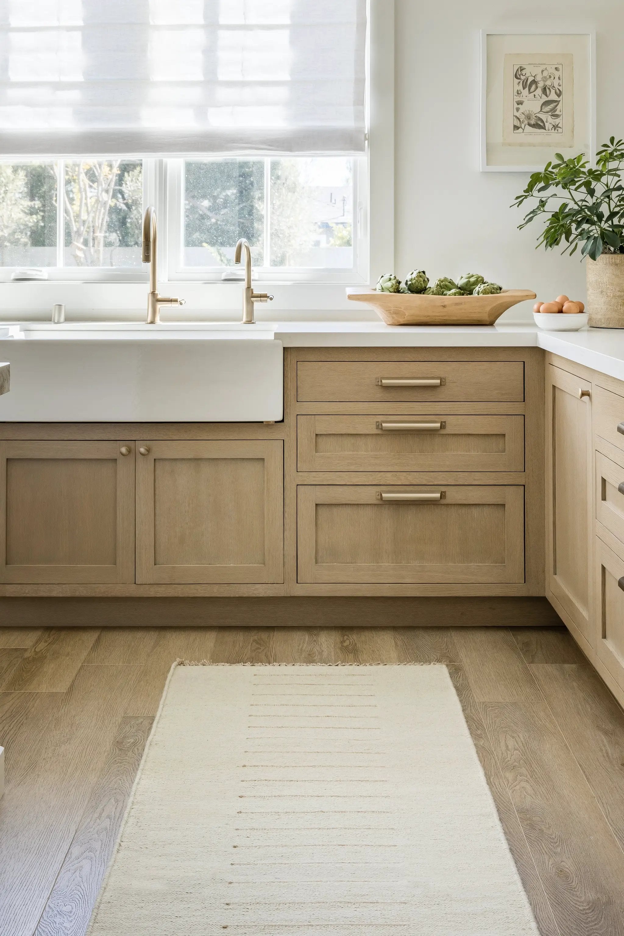 Corfu COF-1 Ivory Area Rug by Pure Salt by Momeni