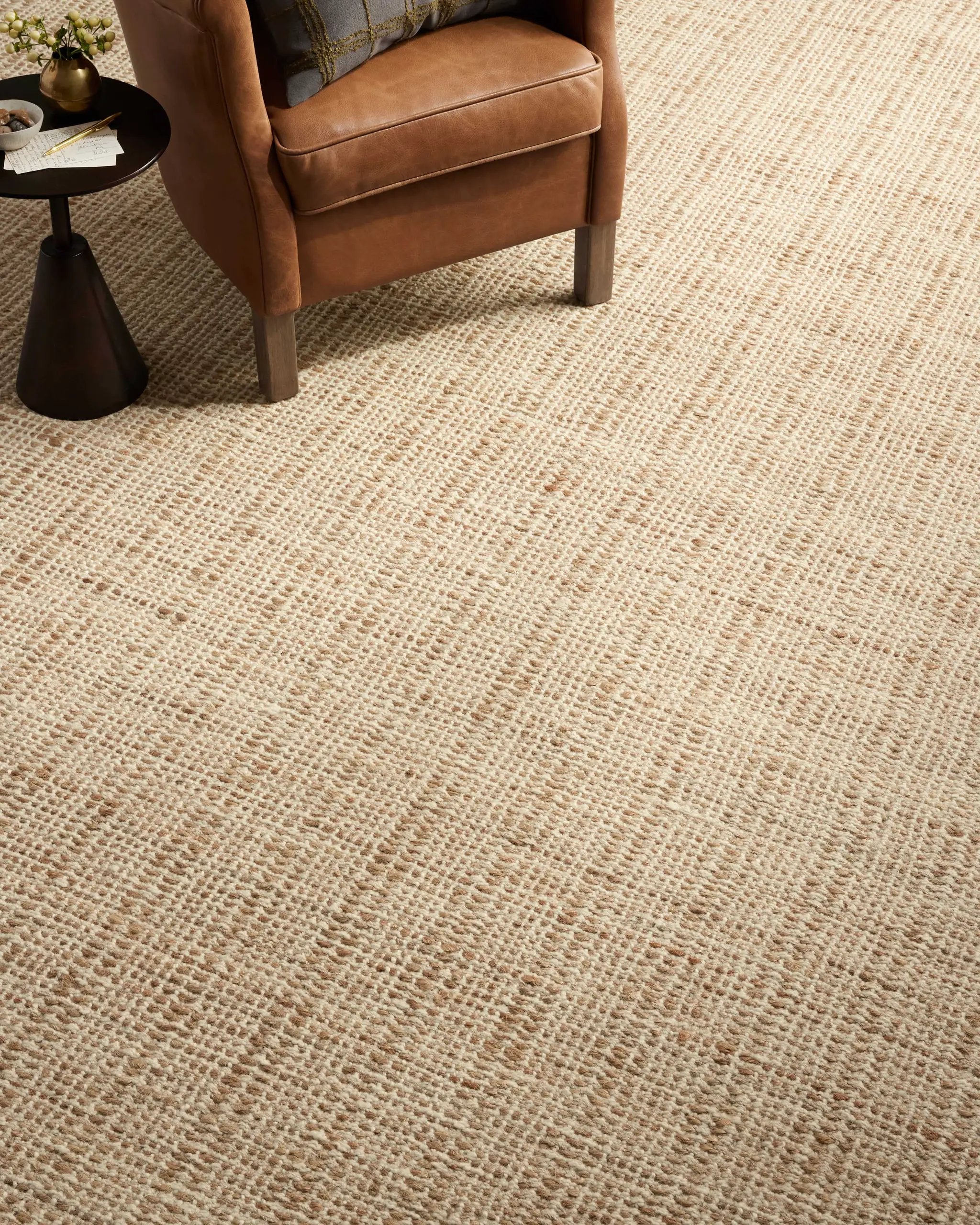 Cornwall CRN-01 Ivory / Natural Area Rug by Jean Stoffer x Loloi